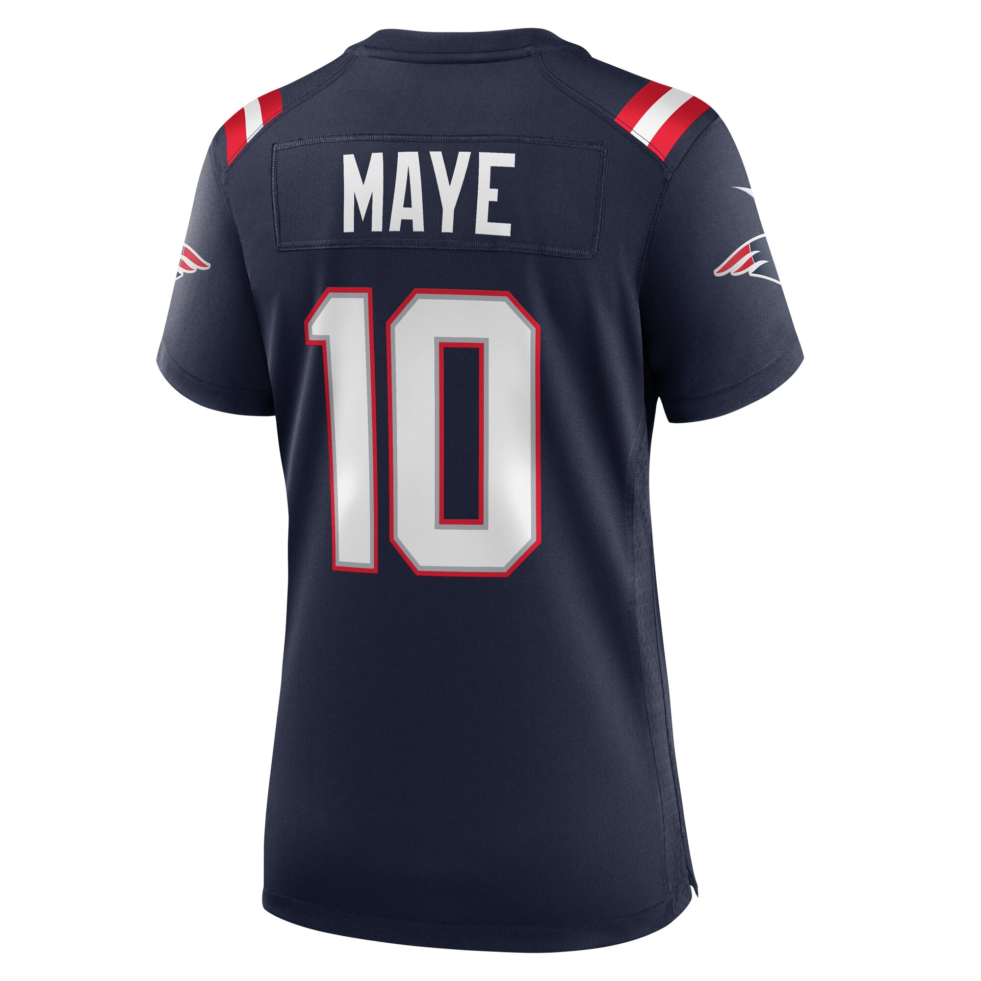 Drake Maye New England Patriots Nike Women’s Player Game Jersey – Navy Clowdercats
