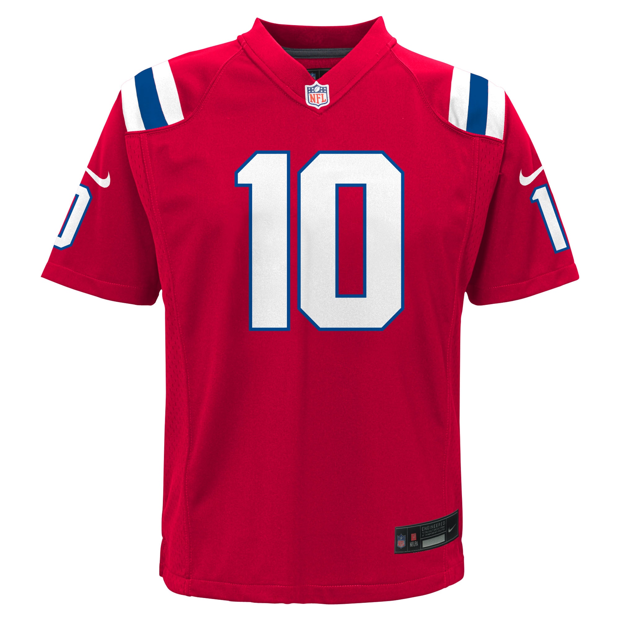 Drake Maye New England Patriots Nike Youth Game Jersey – Red Clowdercats