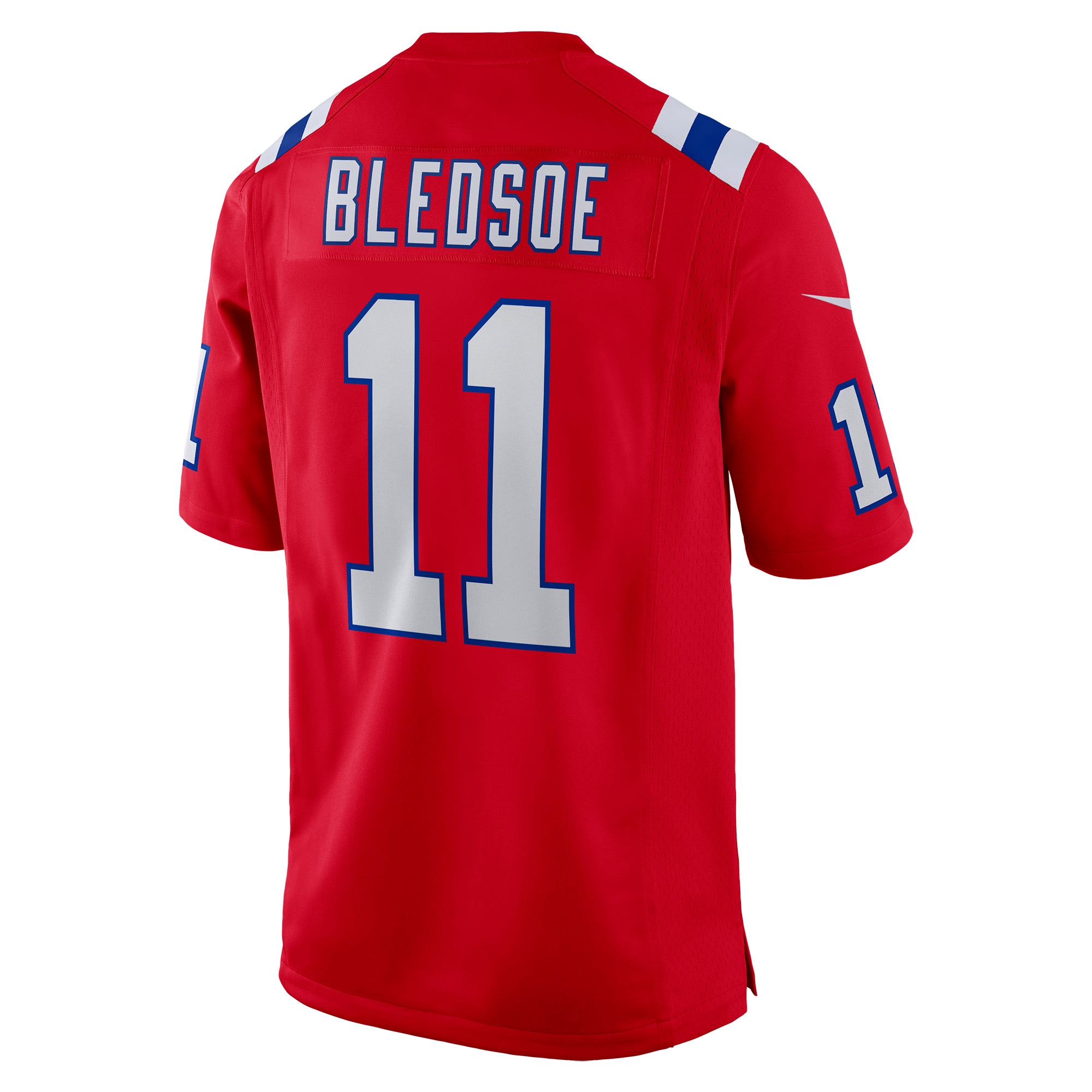 Drew Bledsoe New England Patriots Nike Retired Player Alternate Game Jersey – Red Clowdercats