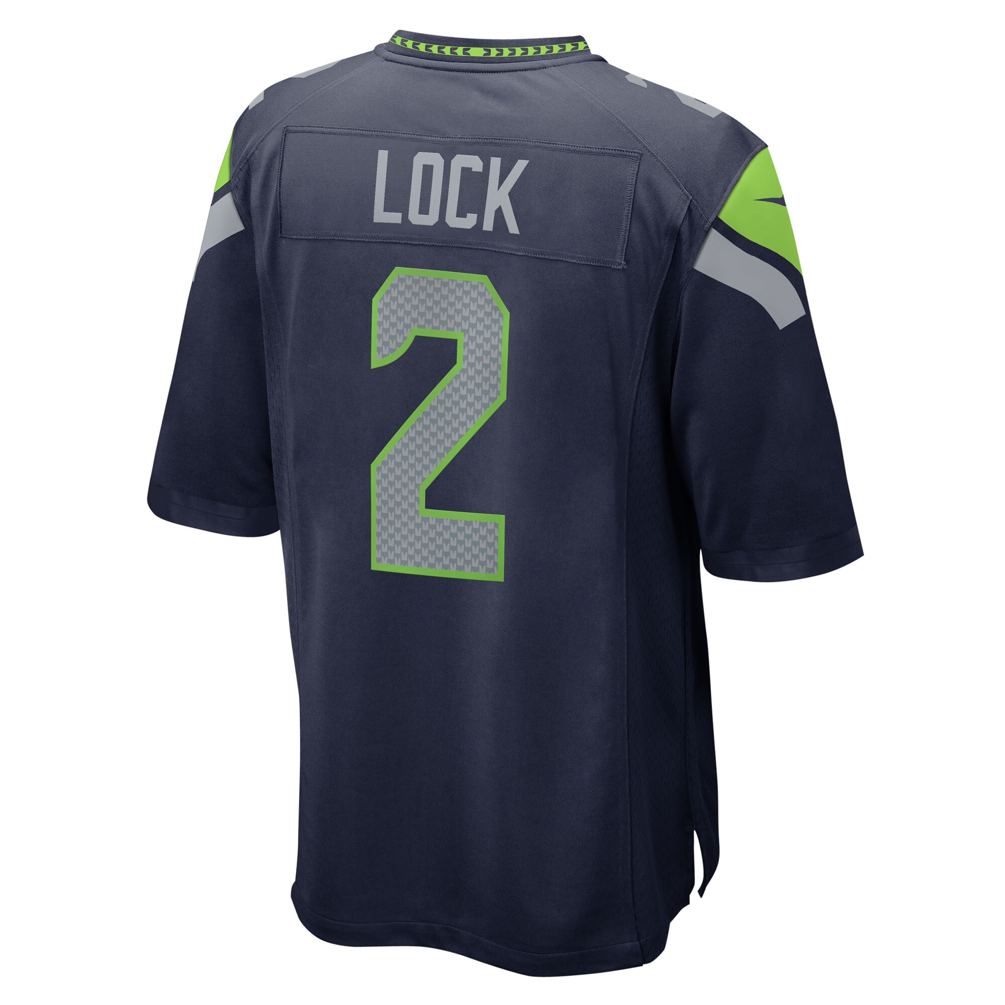 Drew Lock Seattle Seahawks Nike Team Game Jersey – College Navy Clowdercats