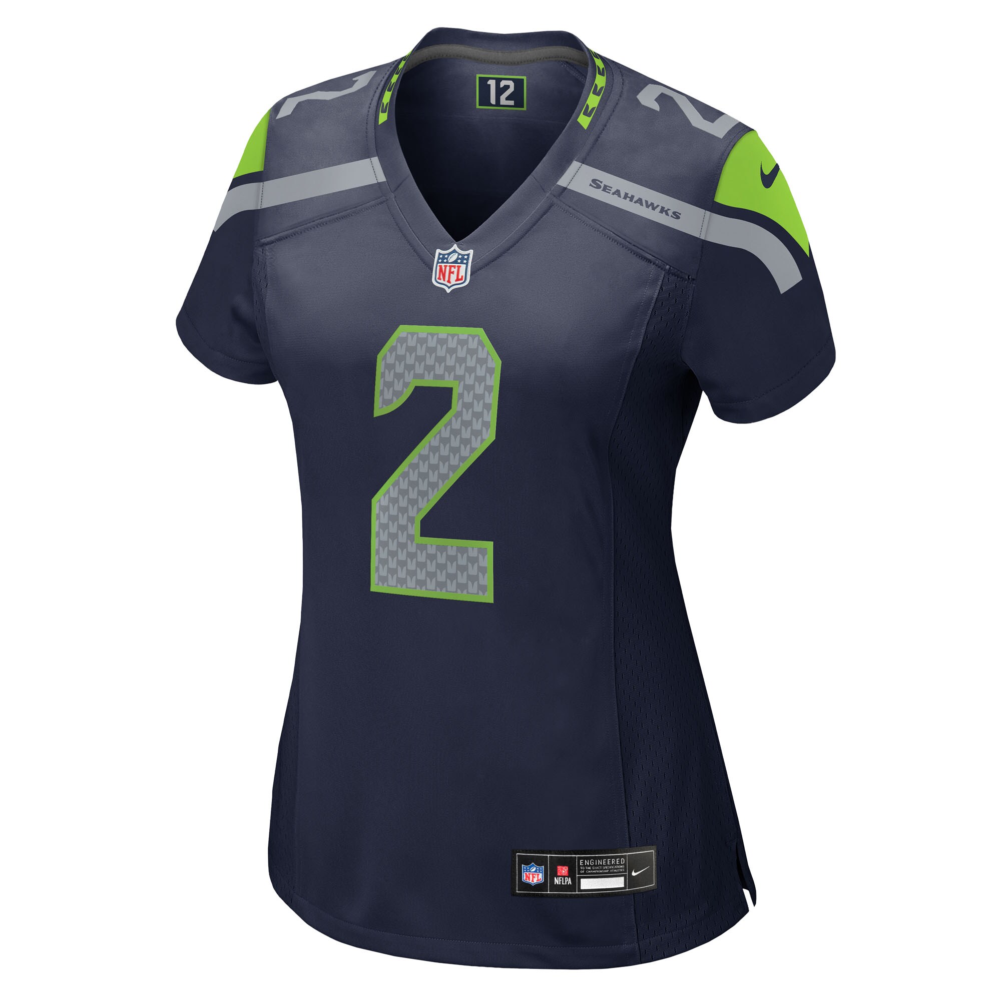 Drew Lock Seattle Seahawks Nike Women’s Team Game Jersey – College Navy Clowdercats