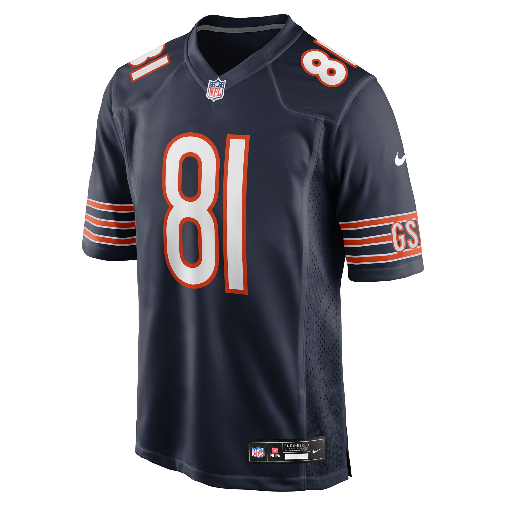 Durham Smythe Chicago Bears Nike Team Game Jersey – Navy Clowdercats