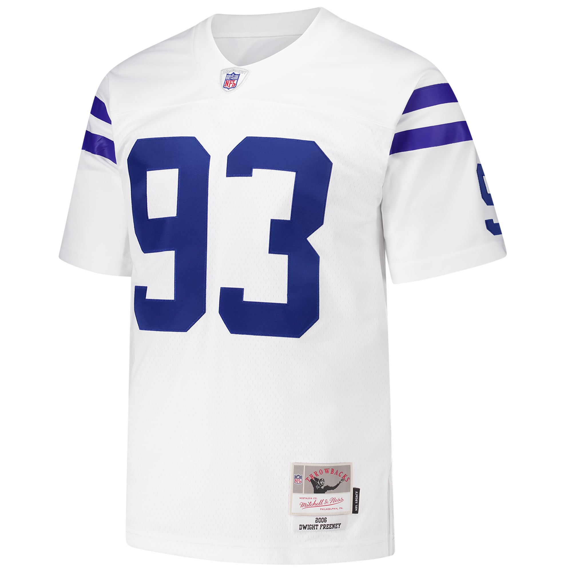 Dwight Freeney Indianapolis Colts Mitchell & Ness 2006 Legacy Replica Jersey – White Clowdercats