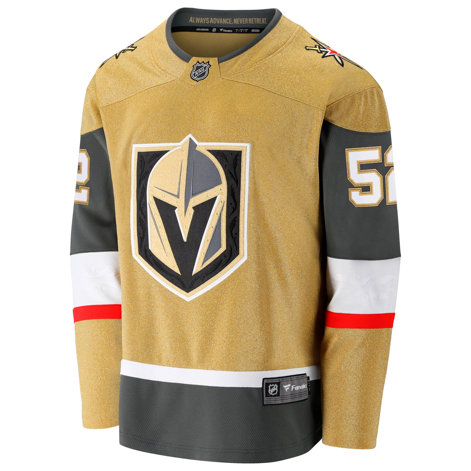 Dylan Coghlan Vegas Golden Knights Fanatics Home Breakaway Jersey – Gold Clowdercats