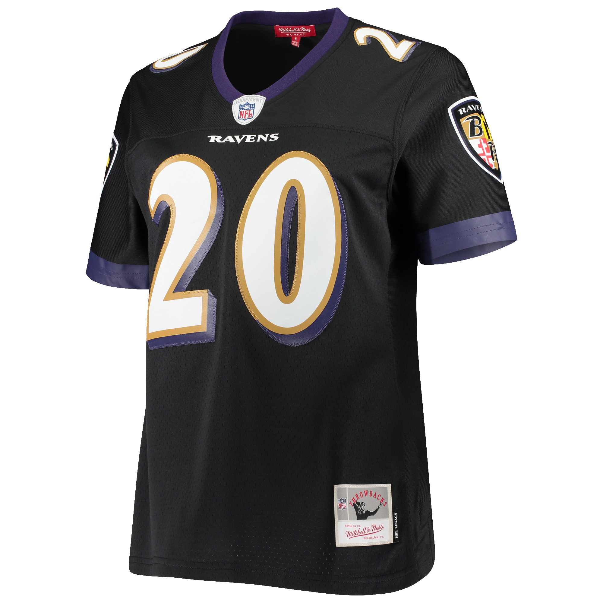 Ed Reed Baltimore Ravens Mitchell & Ness Women’s Legacy Replica Team Jersey – Black Clowdercats