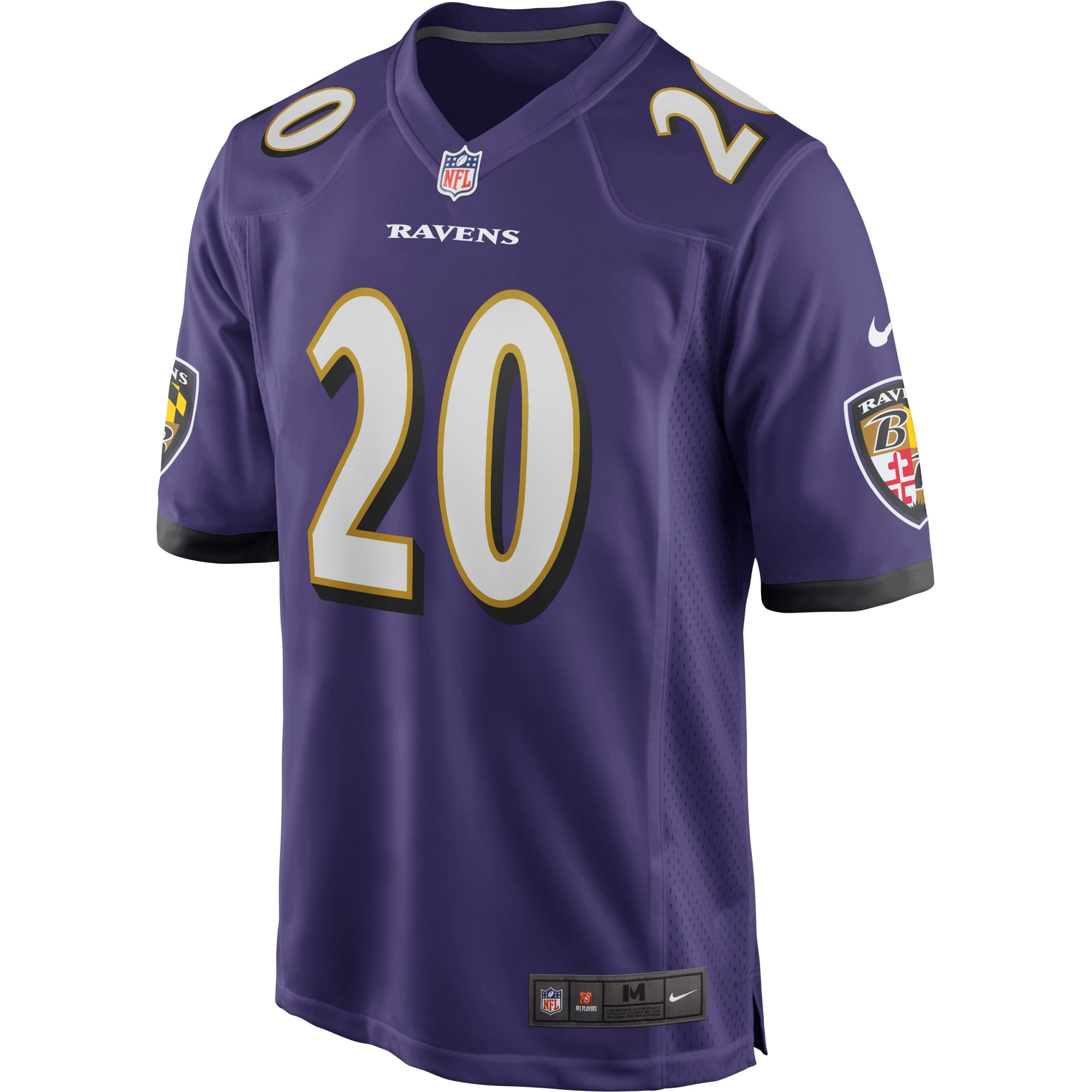 Ed Reed Baltimore Ravens Nike Game Retired Player Jersey – Purple Clowdercats