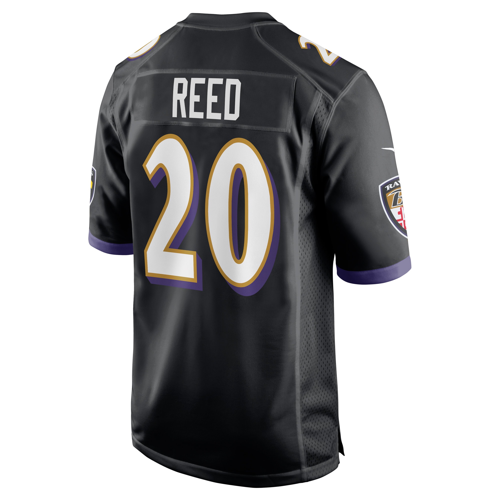 Ed Reed Baltimore Ravens Nike Retired Player Alternate Game Jersey – Black Clowdercats