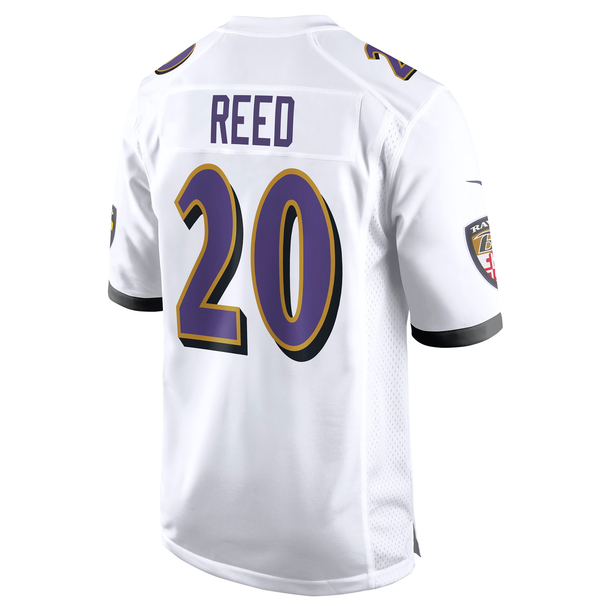 Ed Reed Baltimore Ravens Nike Retired Player Game Jersey – White Clowdercats