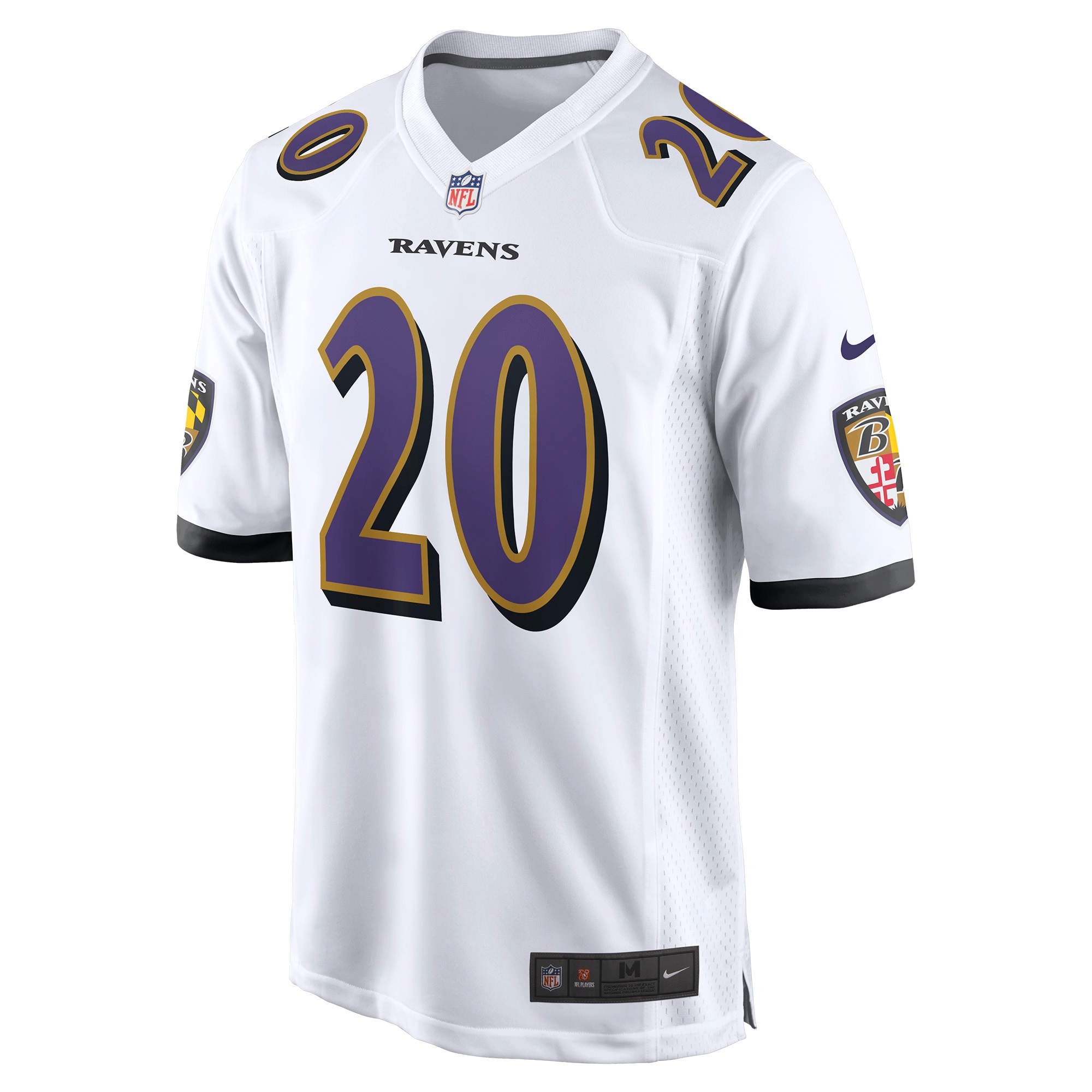 Ed Reed Baltimore Ravens Nike Retired Player Game Jersey – White Clowdercats