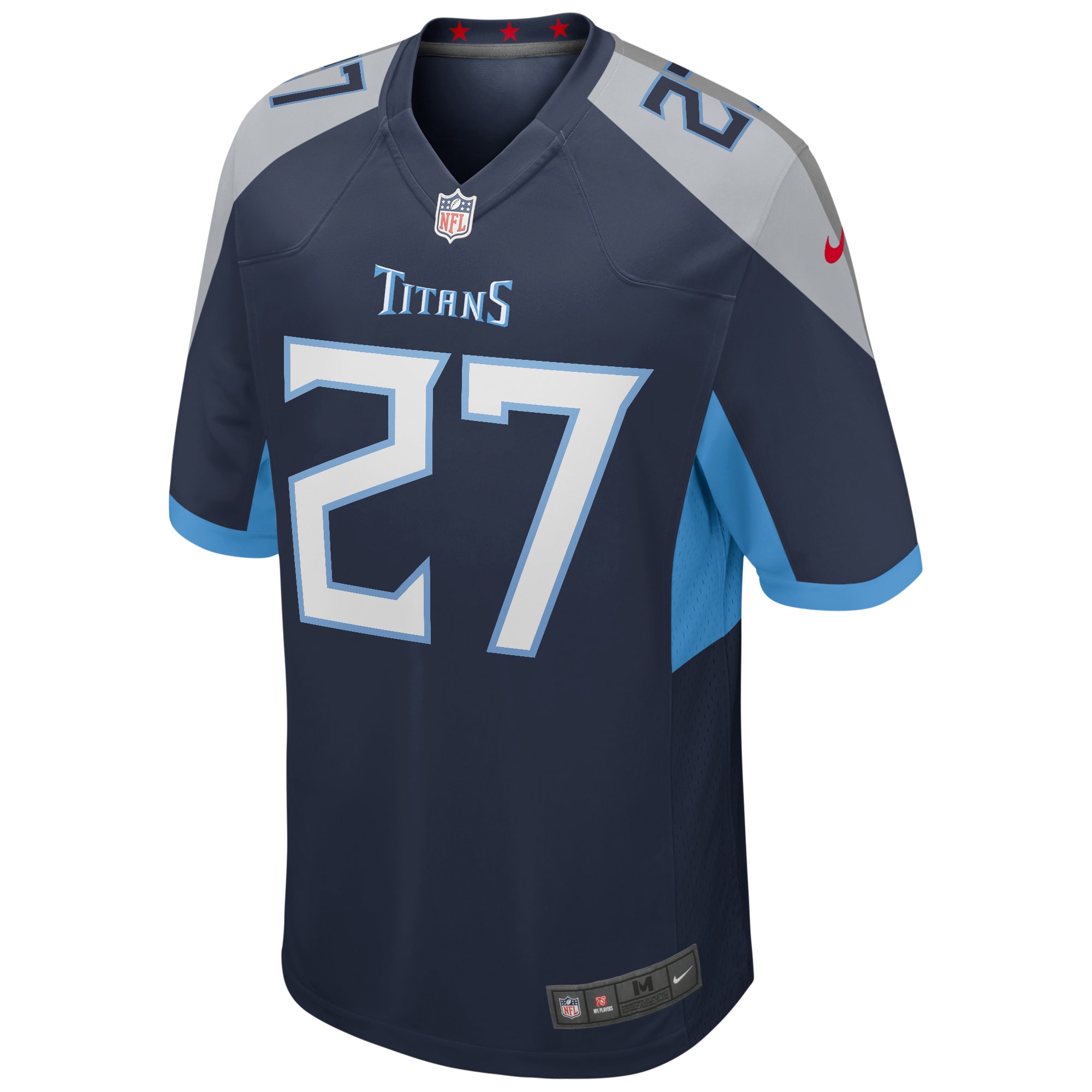 Eddie George Tennessee Titans Nike Game Retired Player Jersey – Navy Clowdercats