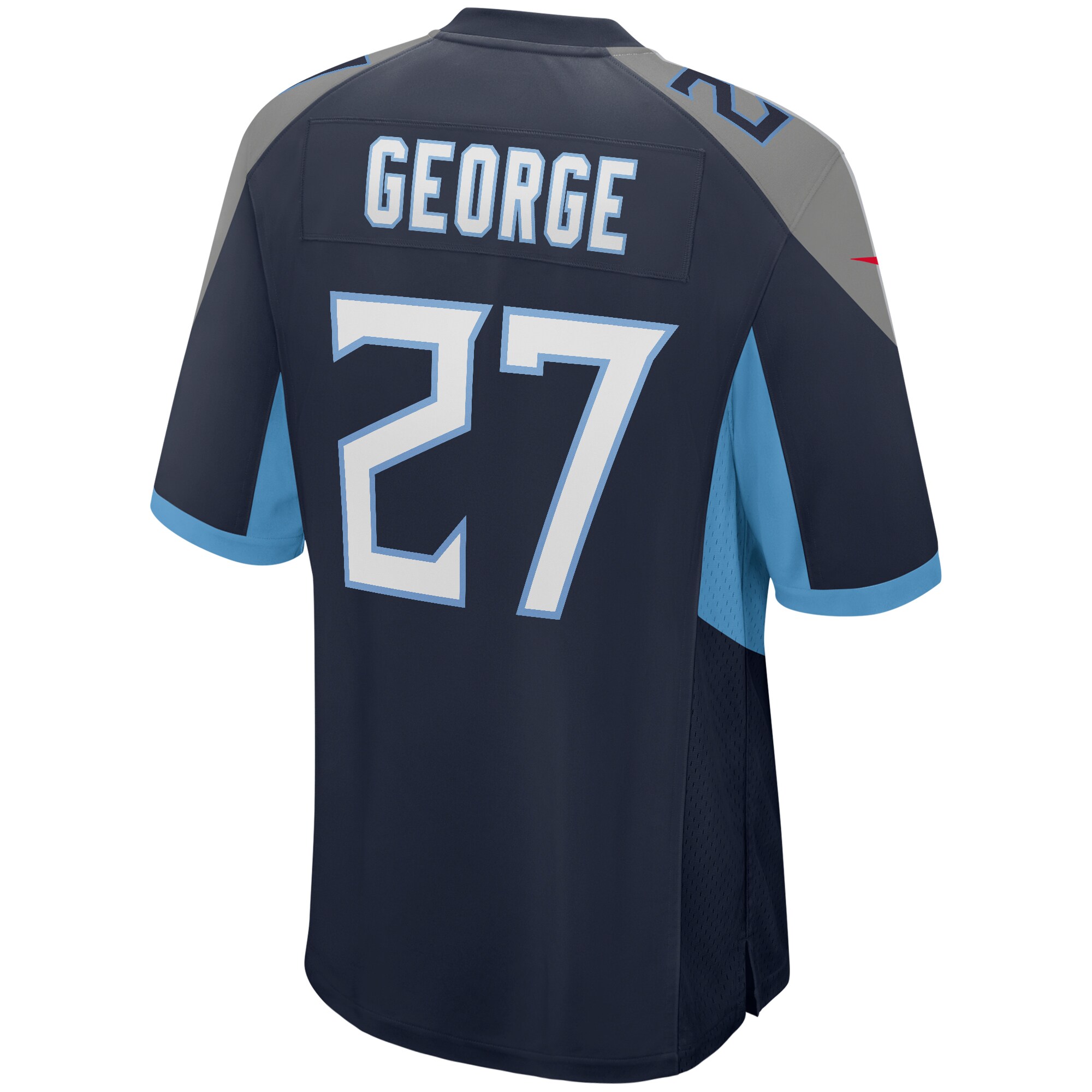 Eddie George Tennessee Titans Nike Game Retired Player Jersey – Navy Clowdercats
