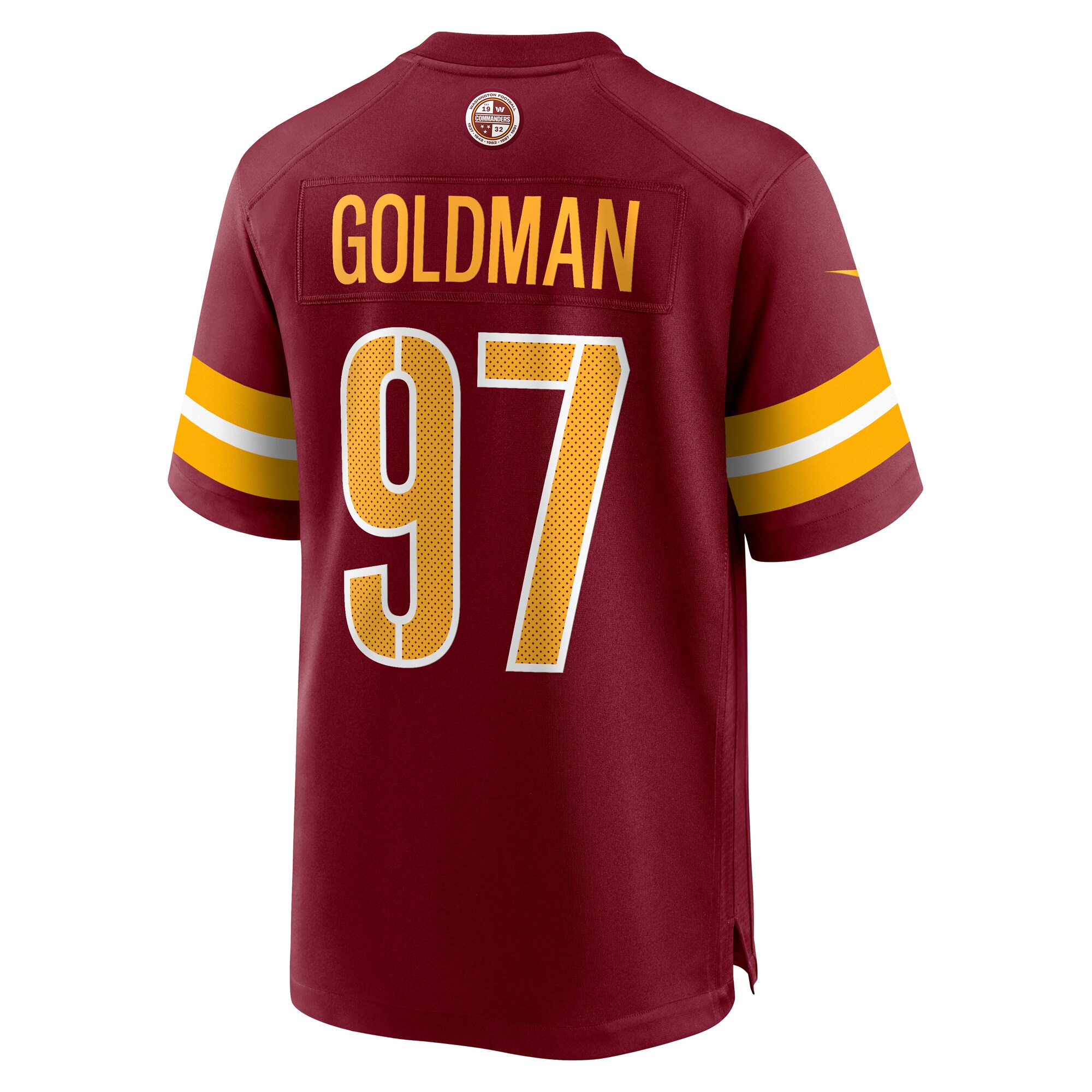 Eddie Goldman Washington Commanders Nike Team Game Jersey – Burgundy Clowdercats