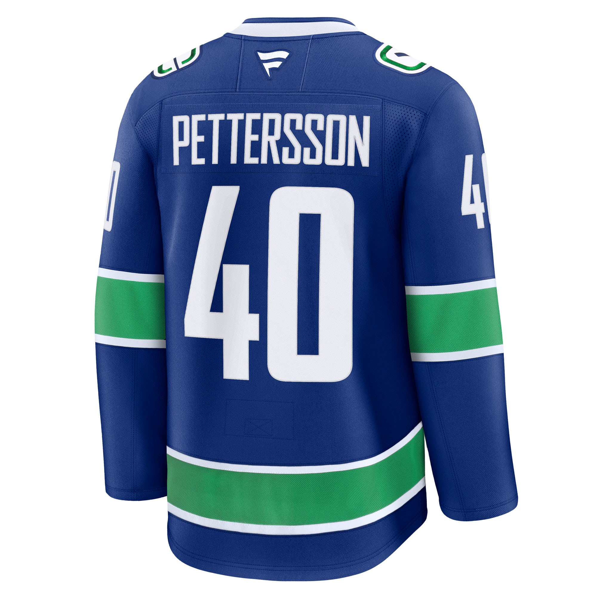 Elias Pettersson Vancouver Canucks Fanatics Home Premium Jersey – Blue Clowdercats