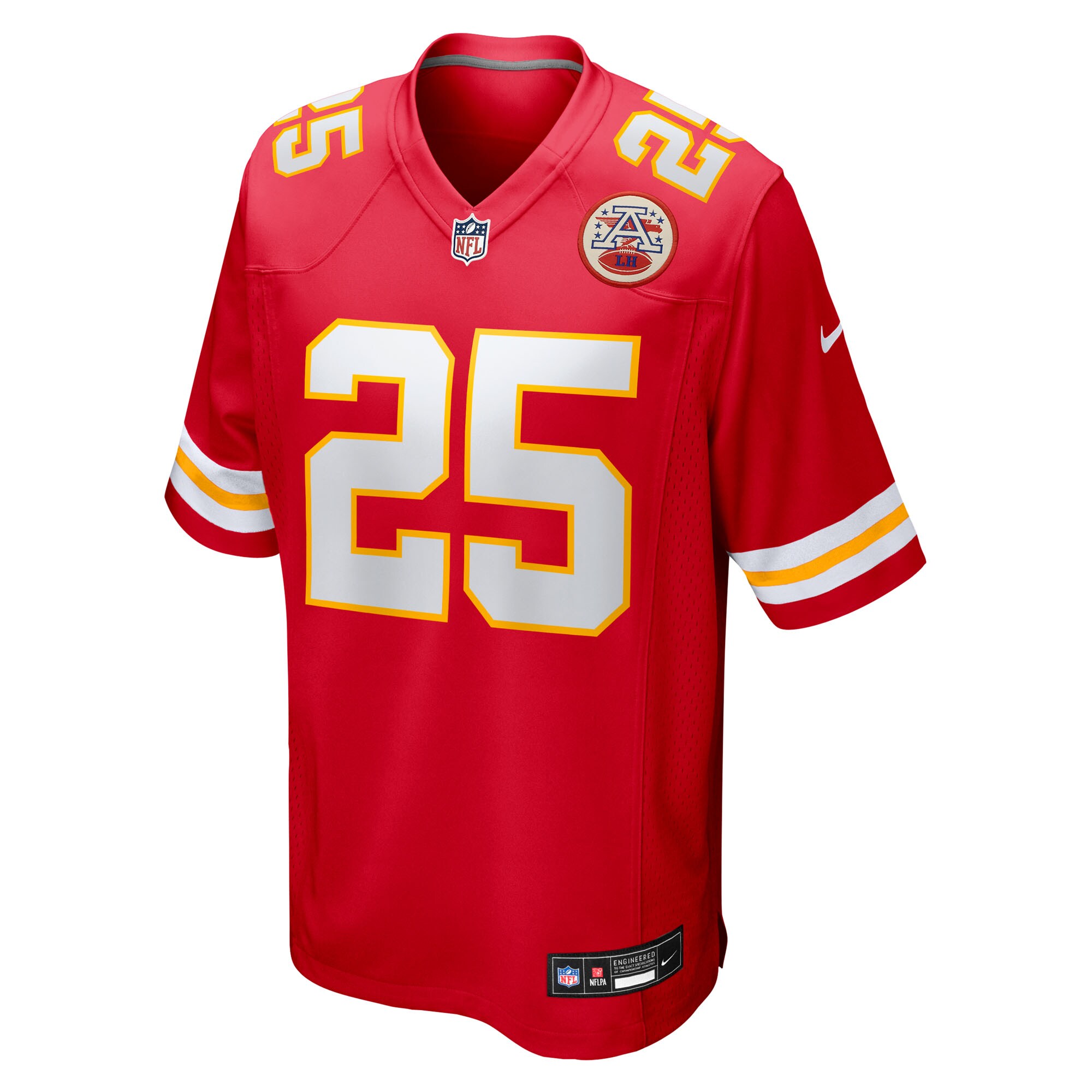 Elijah Mitchell Kansas City Chiefs Nike Team Game Jersey – Red Clowdercats