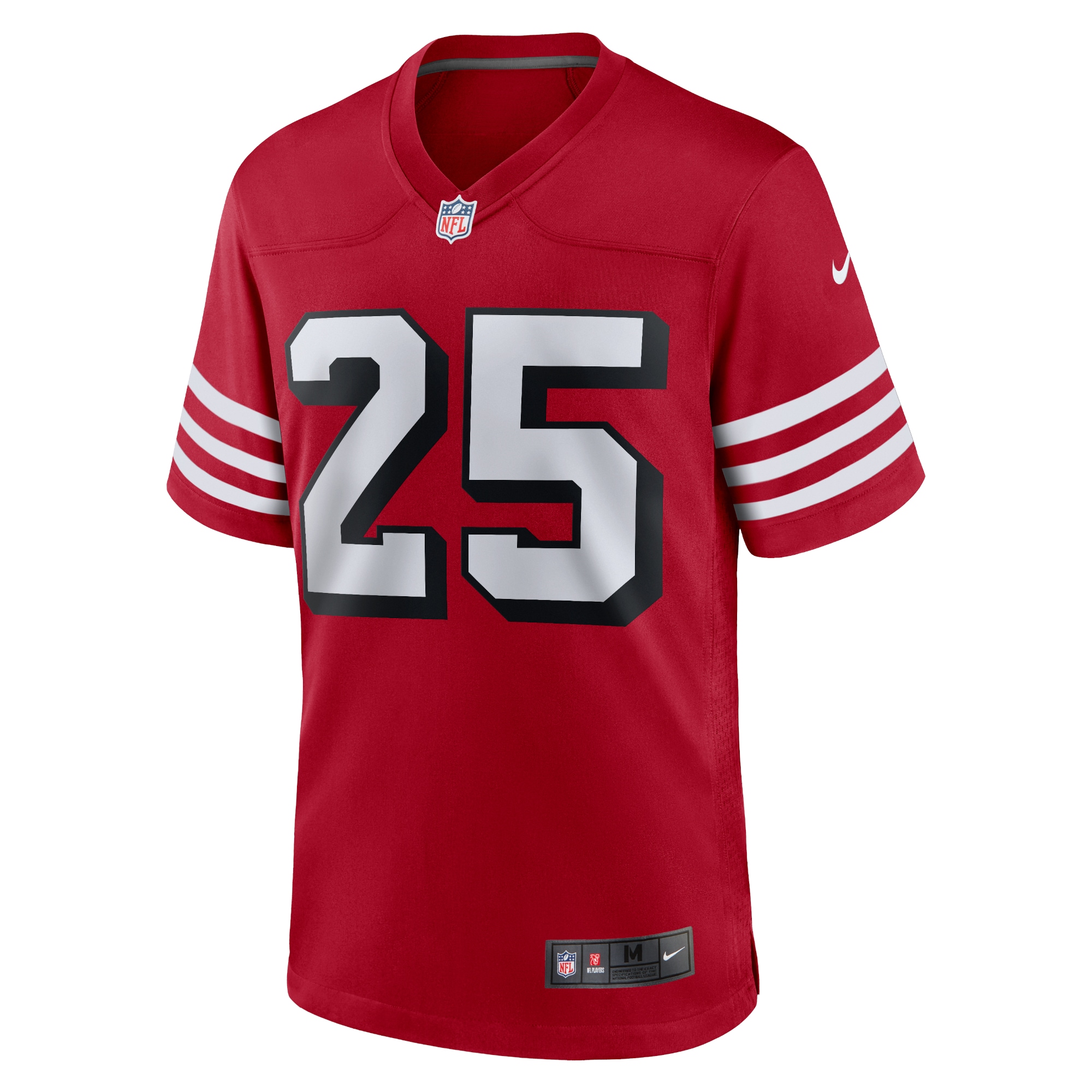 Elijah Mitchell San Francisco 49ers Nike Alternate Game Jersey – Scarlet Clowdercats