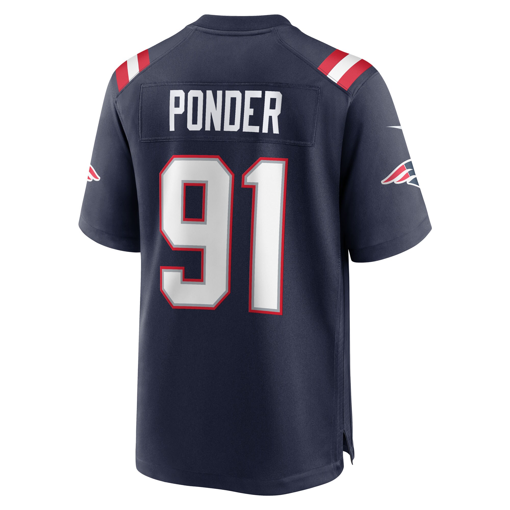 Elijah Ponder New England Patriots Nike Team Game Jersey – Navy Clowdercats