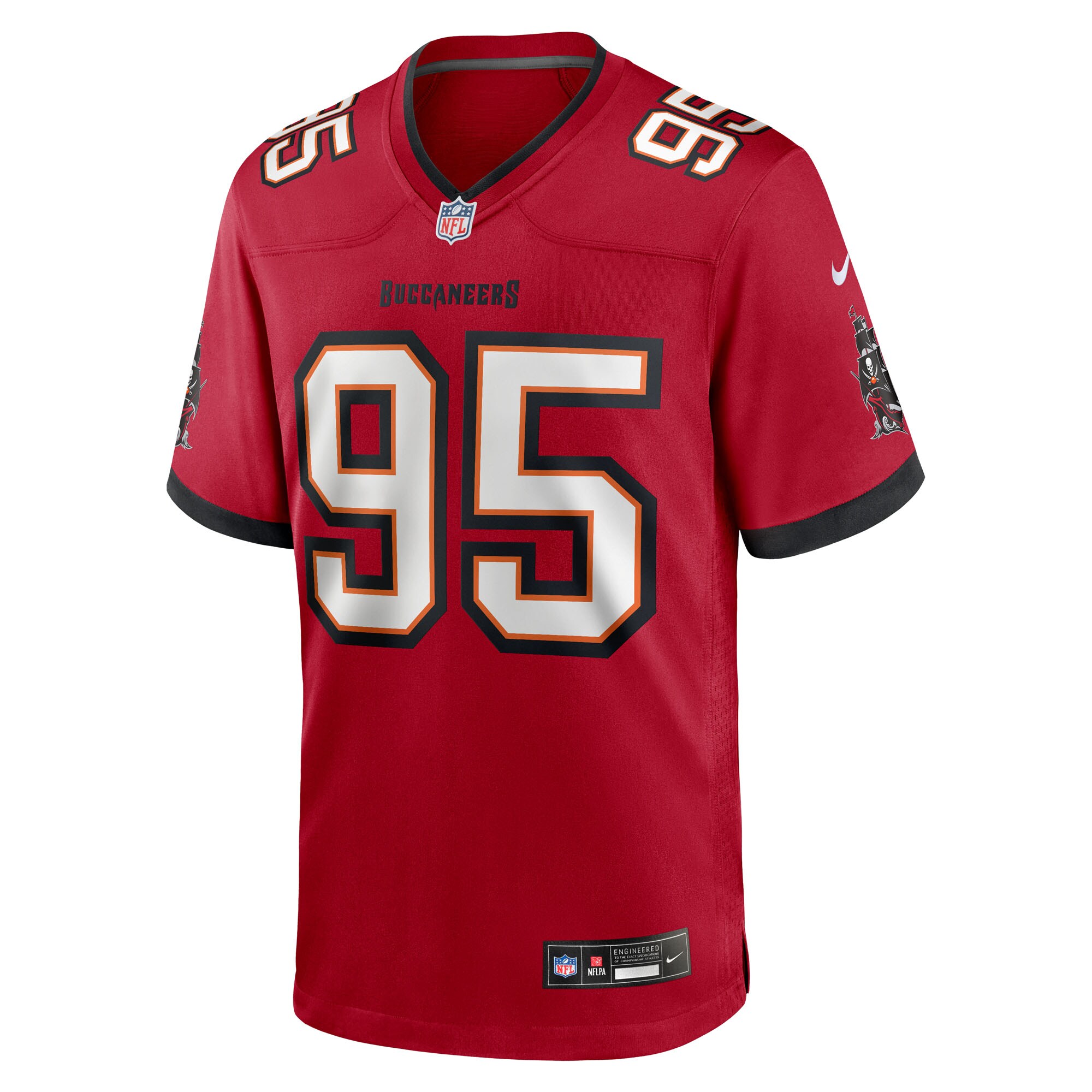 Elijah Roberts Tampa Bay Buccaneers Nike Team Game Jersey – Red Clowdercats