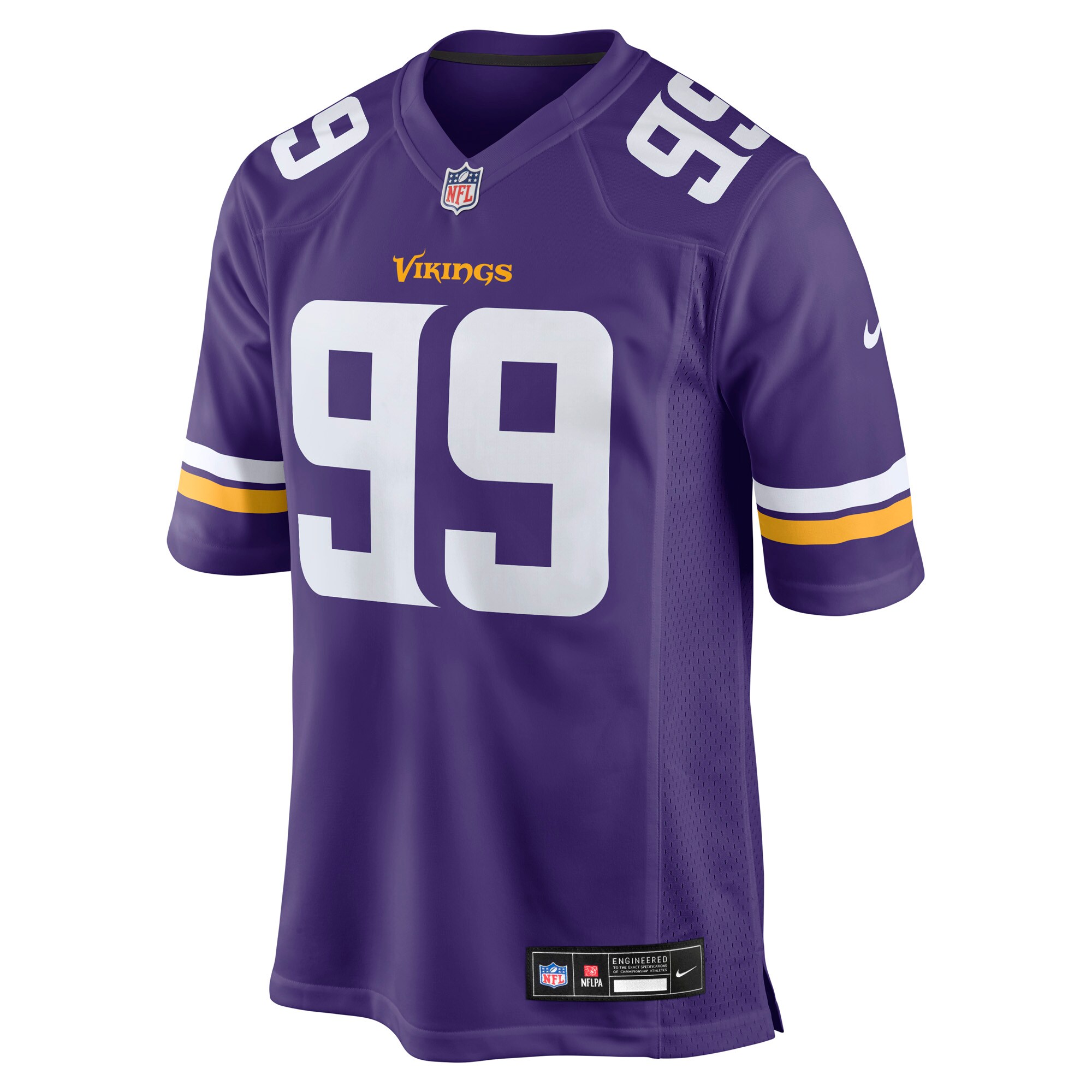 Elijah Williams Minnesota Vikings Nike Team Game Jersey – Purple Clowdercats