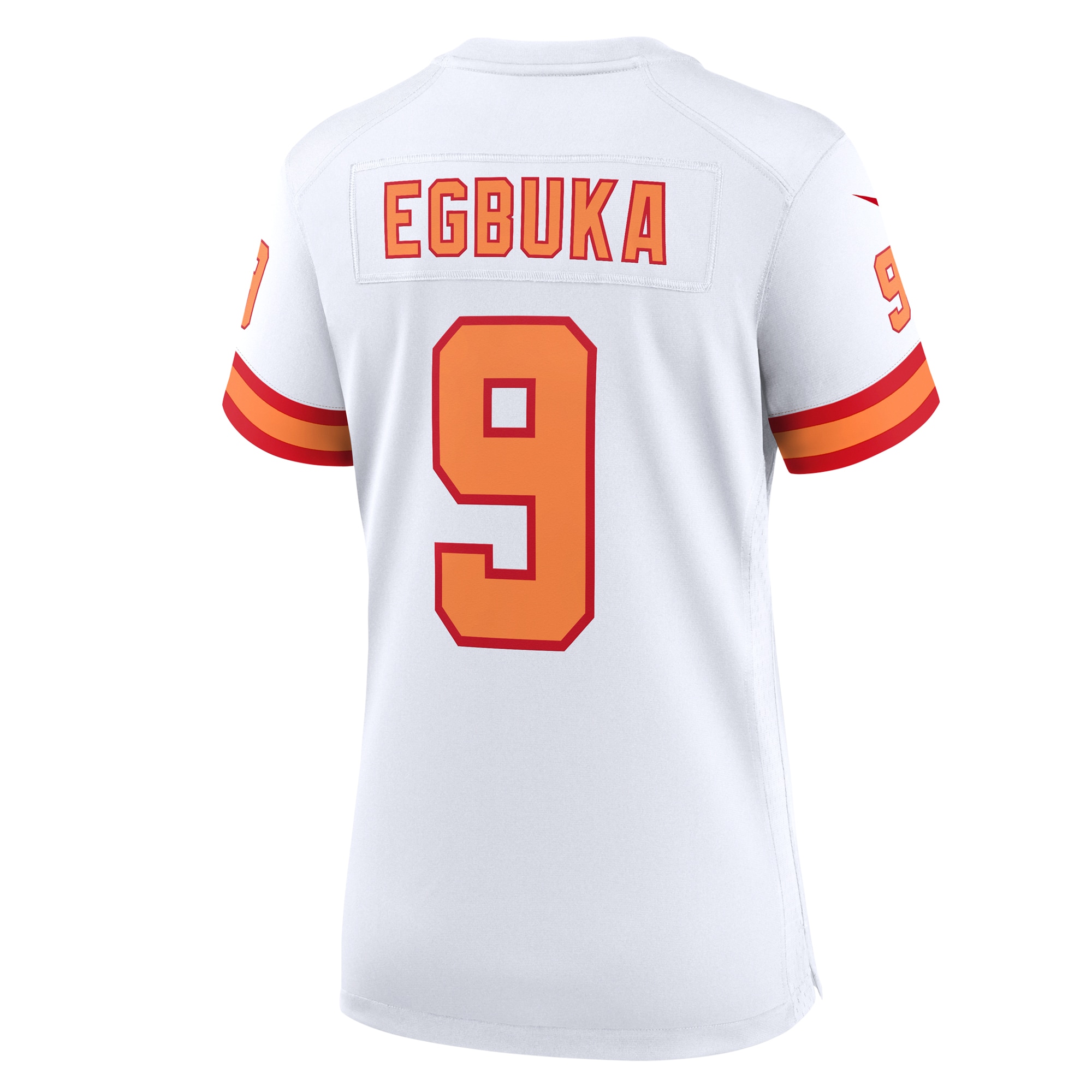 Emeka Egbuka ’76 Tampa Bay Buccaneers Nike Women’s 50th Season Game Jersey – White Clowdercats