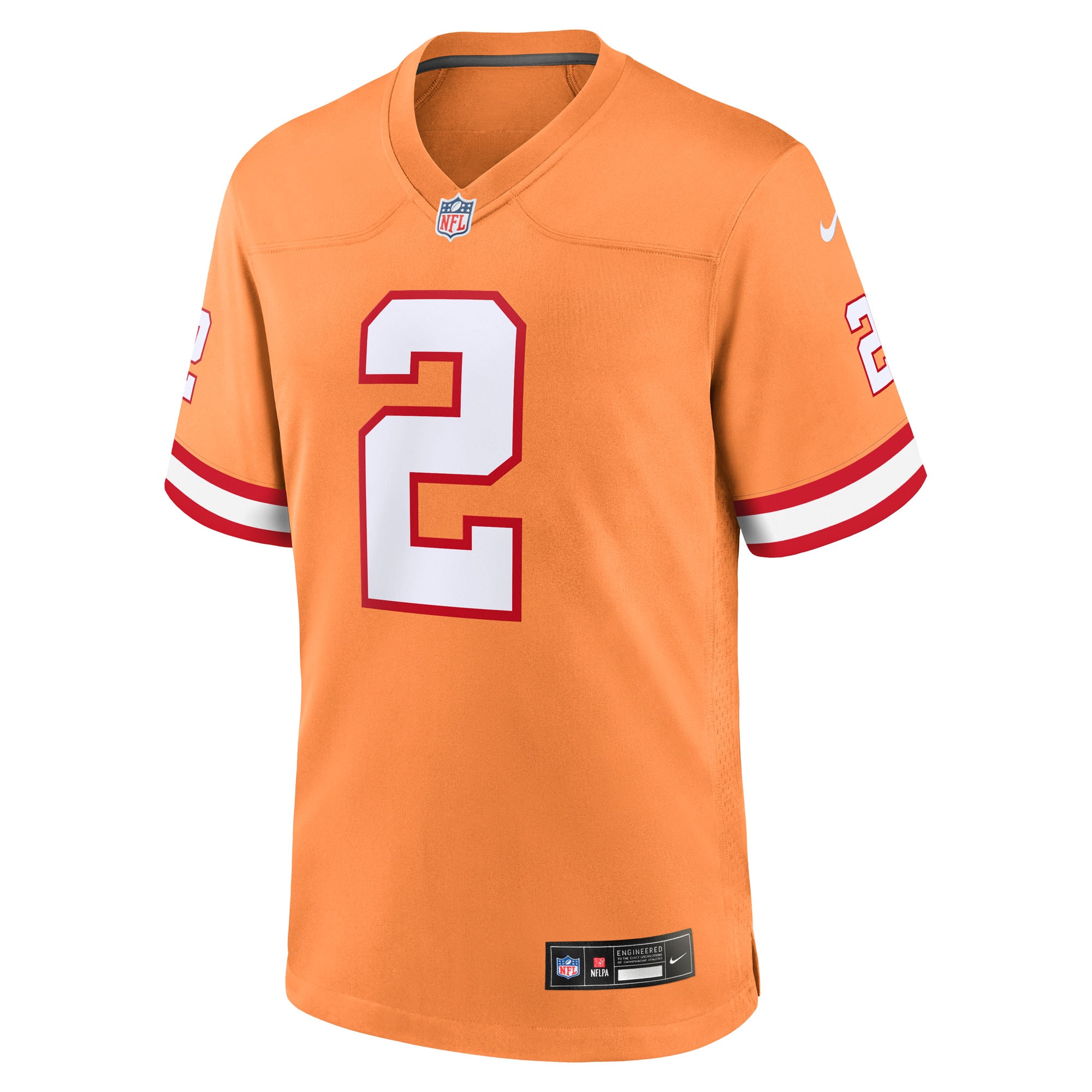 Emeka Egbuka Tampa Bay Buccaneers Nike Alternate 2 Game Jersey – Creamsicle Clowdercats