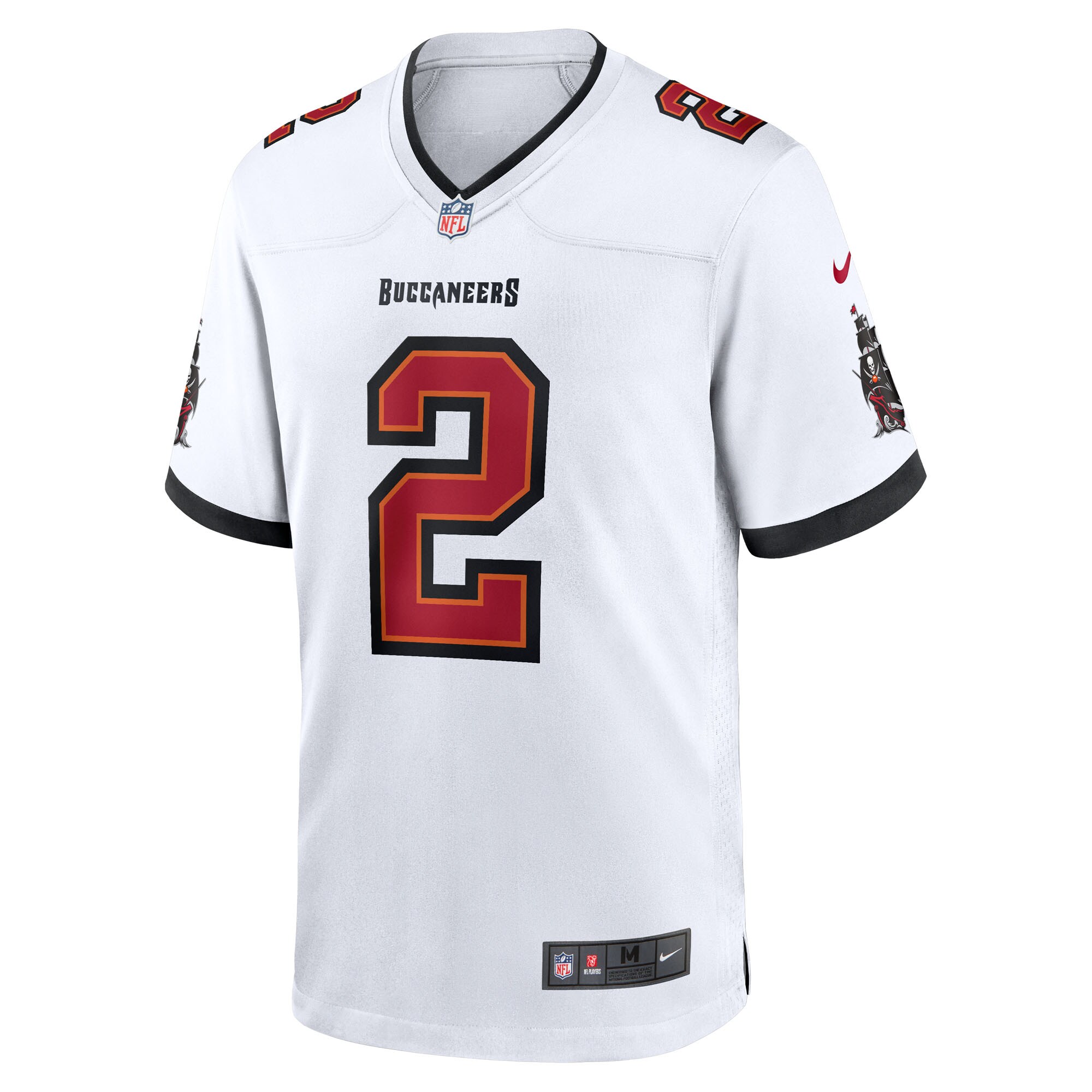 Emeka Egbuka Tampa Bay Buccaneers Nike Game Jersey – White Clowdercats