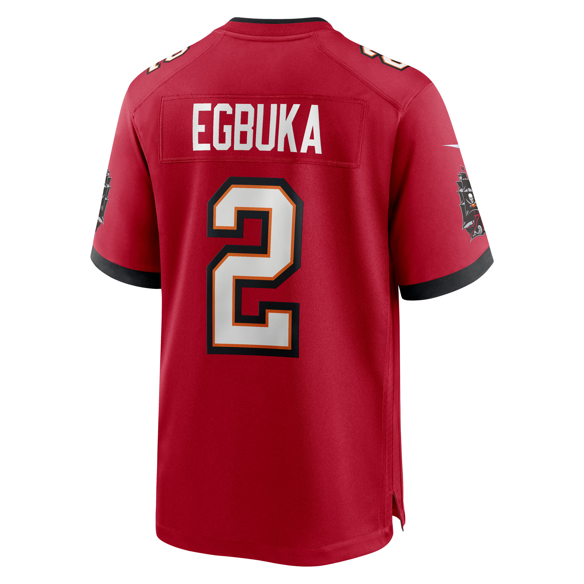 Emeka Egbuka Tampa Bay Buccaneers Nike Team 50th Season Game Jersey – Red Clowdercats