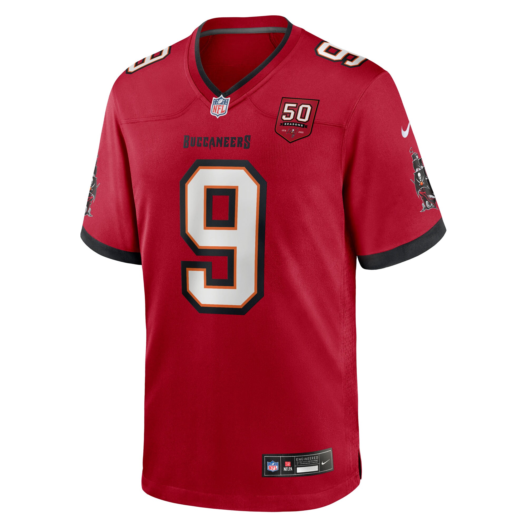 Emeka Egbuka Tampa Bay Buccaneers Nike Team Game Jersey – Red Clowdercats