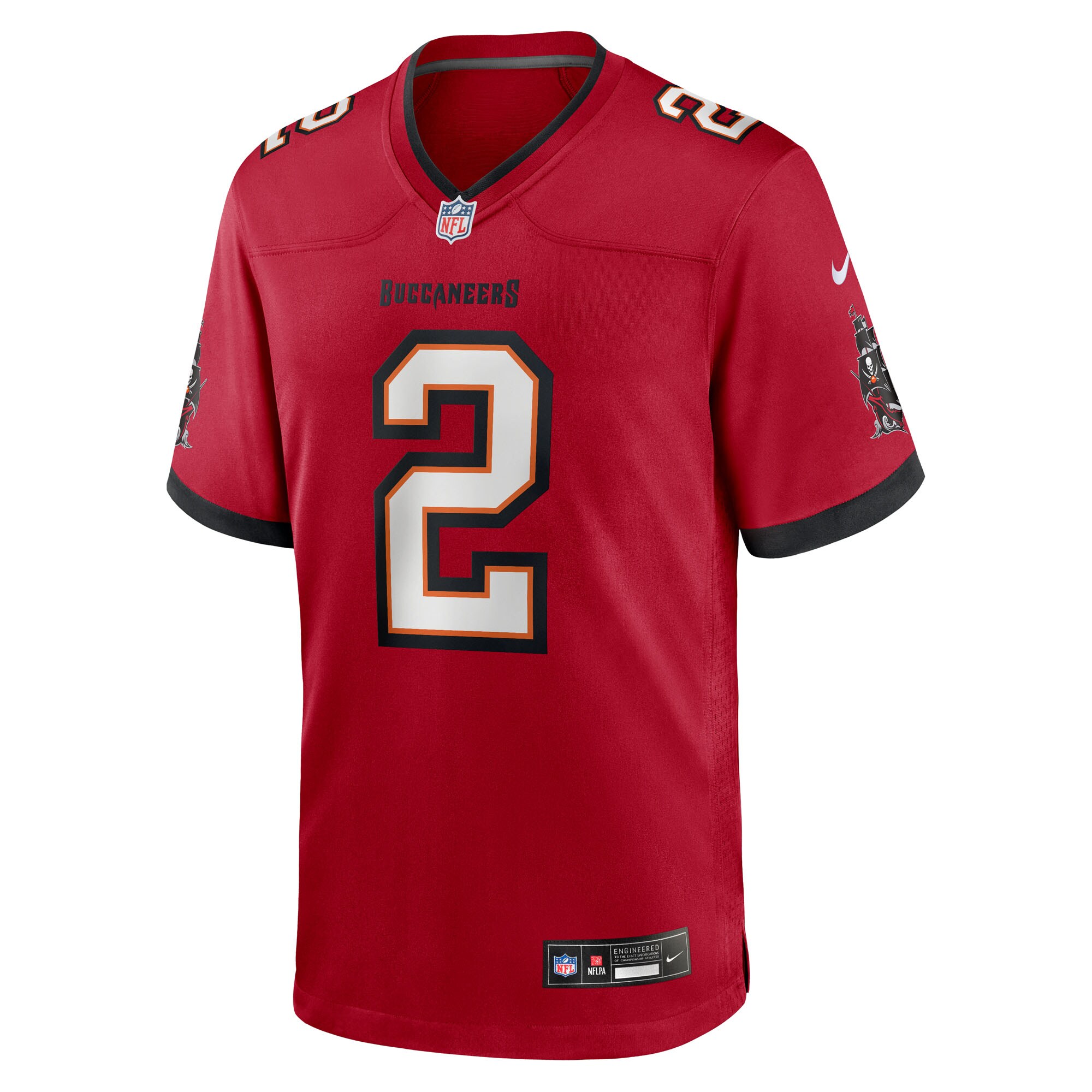 Emeka Egbuka Tampa Bay Buccaneers Nike Team Game Jersey – Red Clowdercats