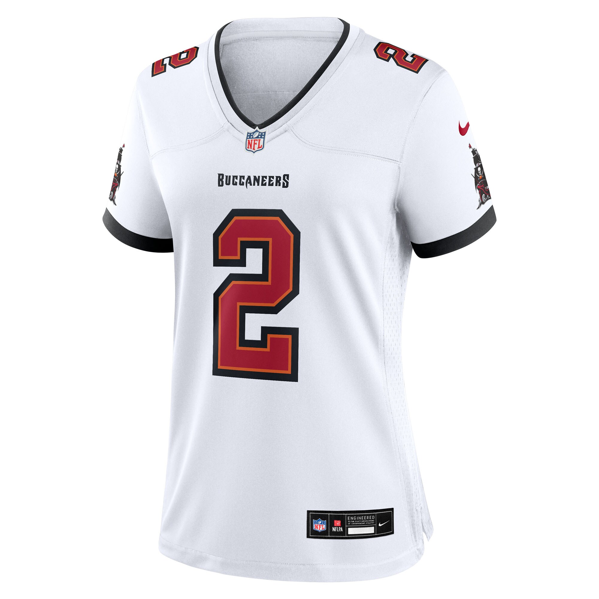 Emeka Egbuka Tampa Bay Buccaneers Nike Women’s Game Jersey – White Clowdercats