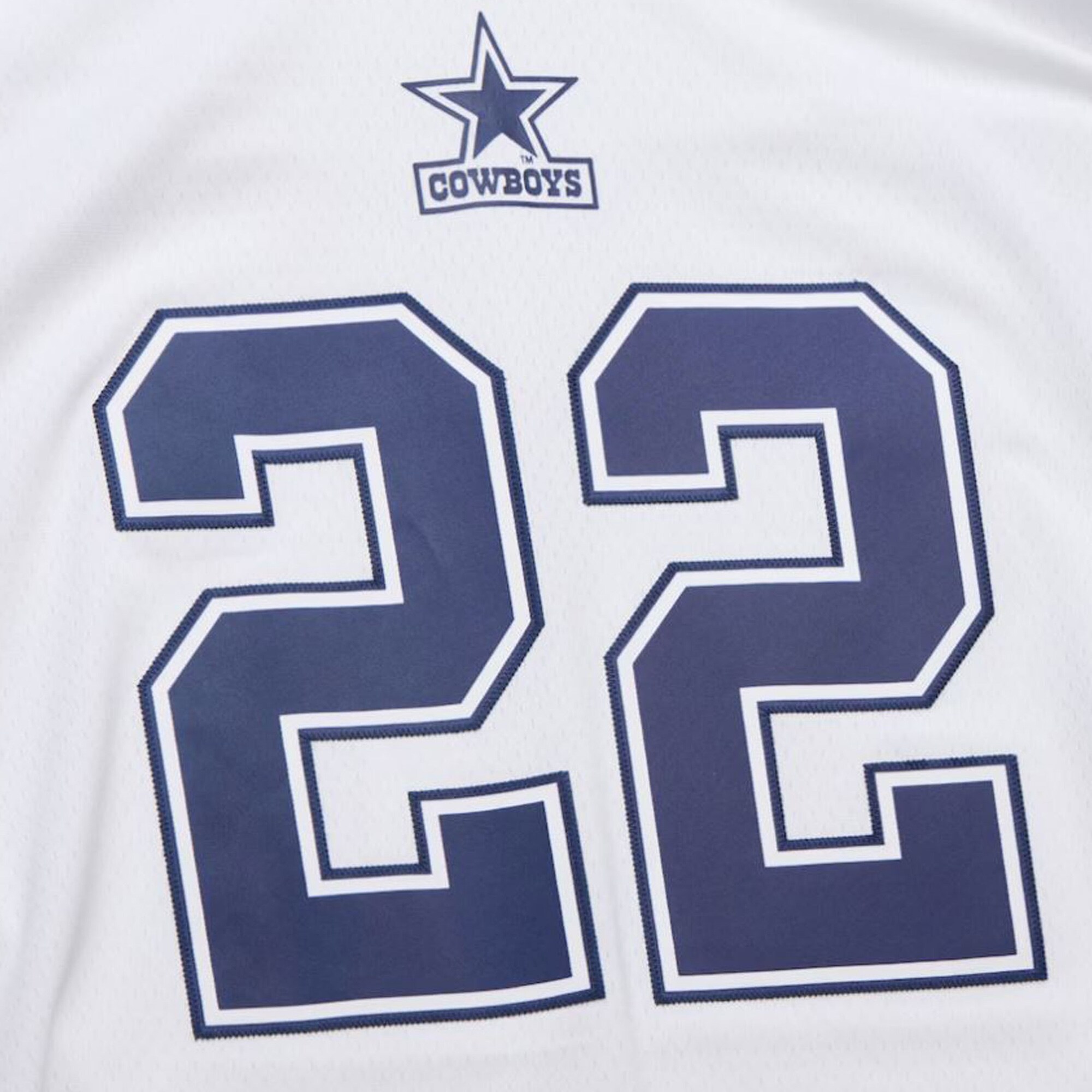 Emmitt Smith Dallas Cowboys Mitchell & Ness 1994 Alternate Legacy Replica Jersey – White Clowdercats