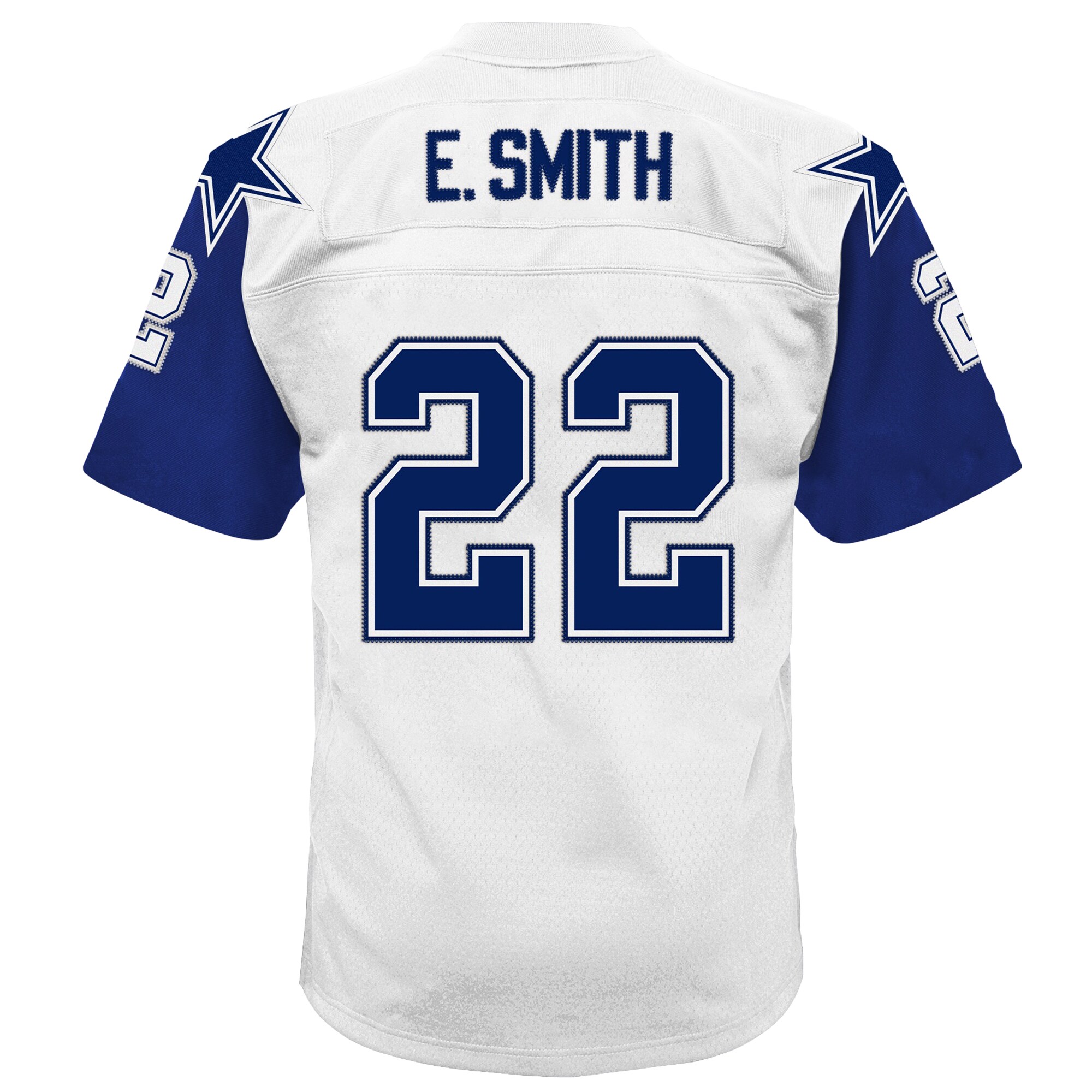 Emmitt Smith Dallas Cowboys Mitchell & Ness Preschool 1994 Alternate Legacy Jersey – White Clowdercats