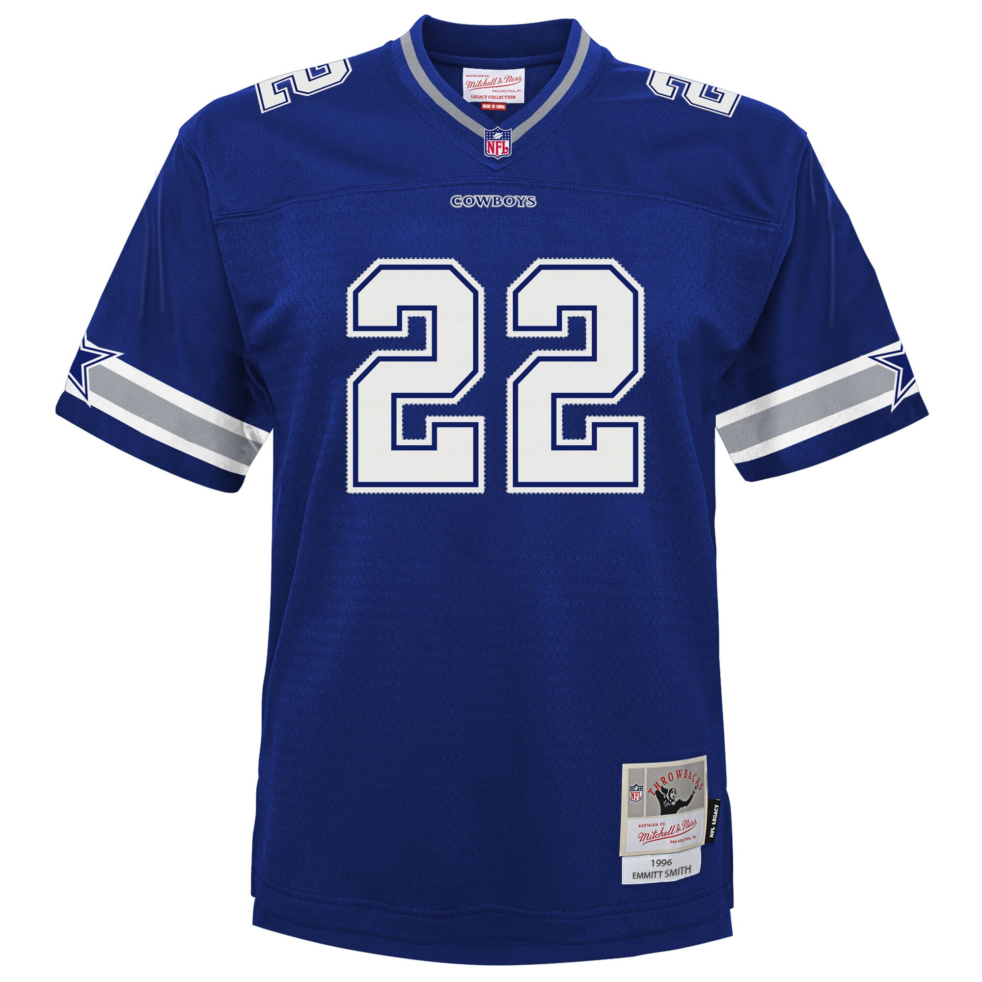 Emmitt Smith Dallas Cowboys Mitchell & Ness Preschool 1996 Retired Player Legacy Jersey – Navy Clowdercats
