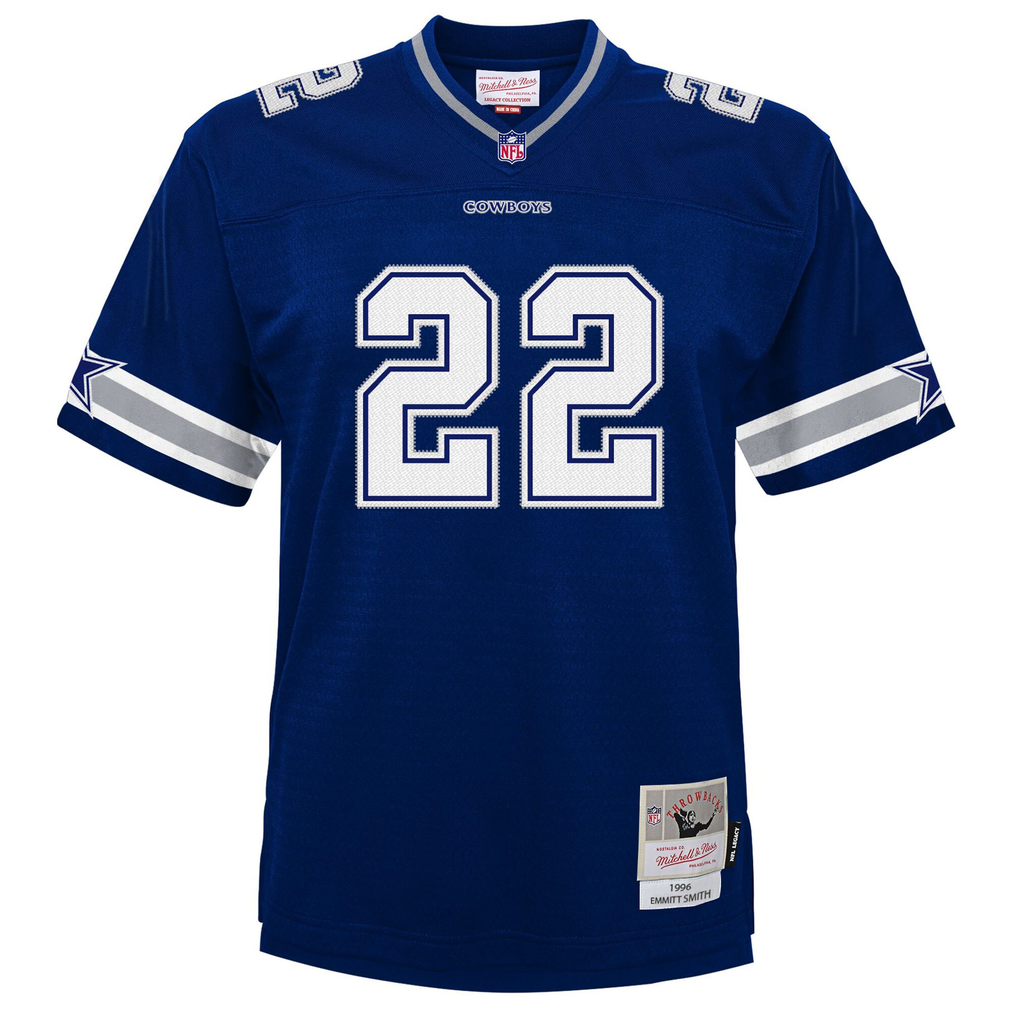 Emmitt Smith Dallas Cowboys Mitchell & Ness Toddler 1996 Retired Legacy Jersey – Navy Clowdercats
