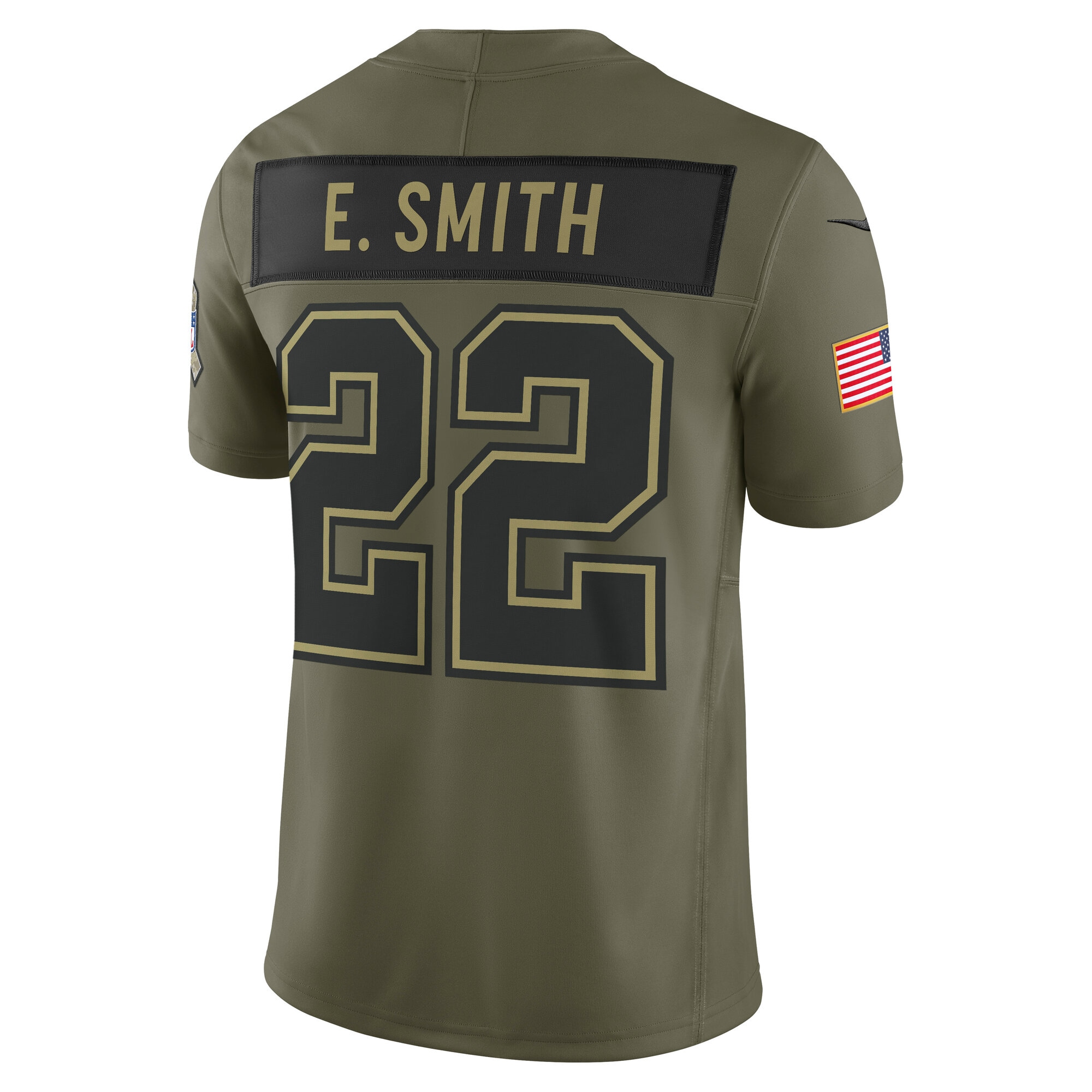 Emmitt Smith Dallas Cowboys Nike 2025 Salute to Service Retired Limited Jersey – Olive Clowdercats
