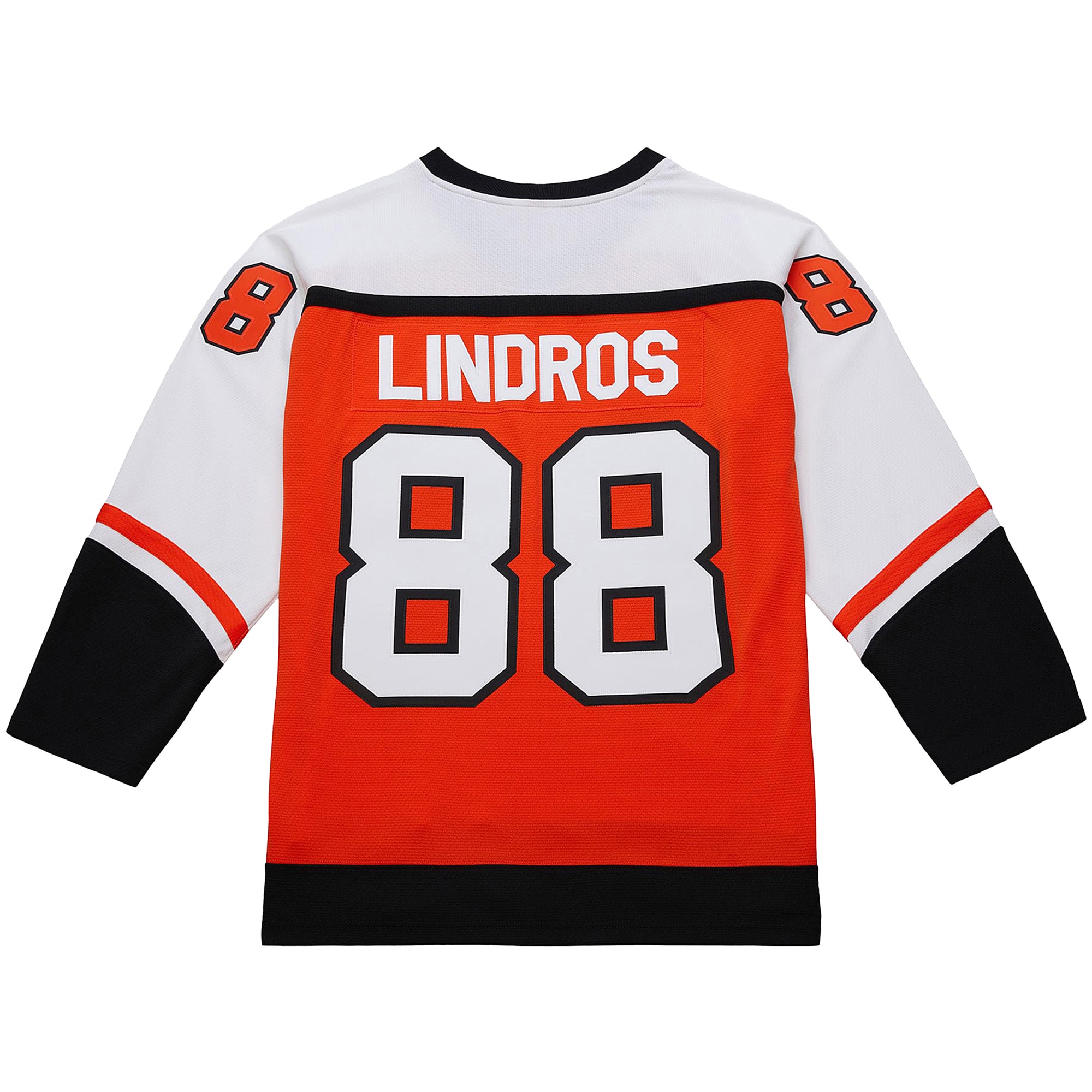 Eric Lindros Philadelphia Flyers Mitchell & Ness Big & Tall 1996-97 Blue Line 2.0 Jersey – Orange Clowdercats