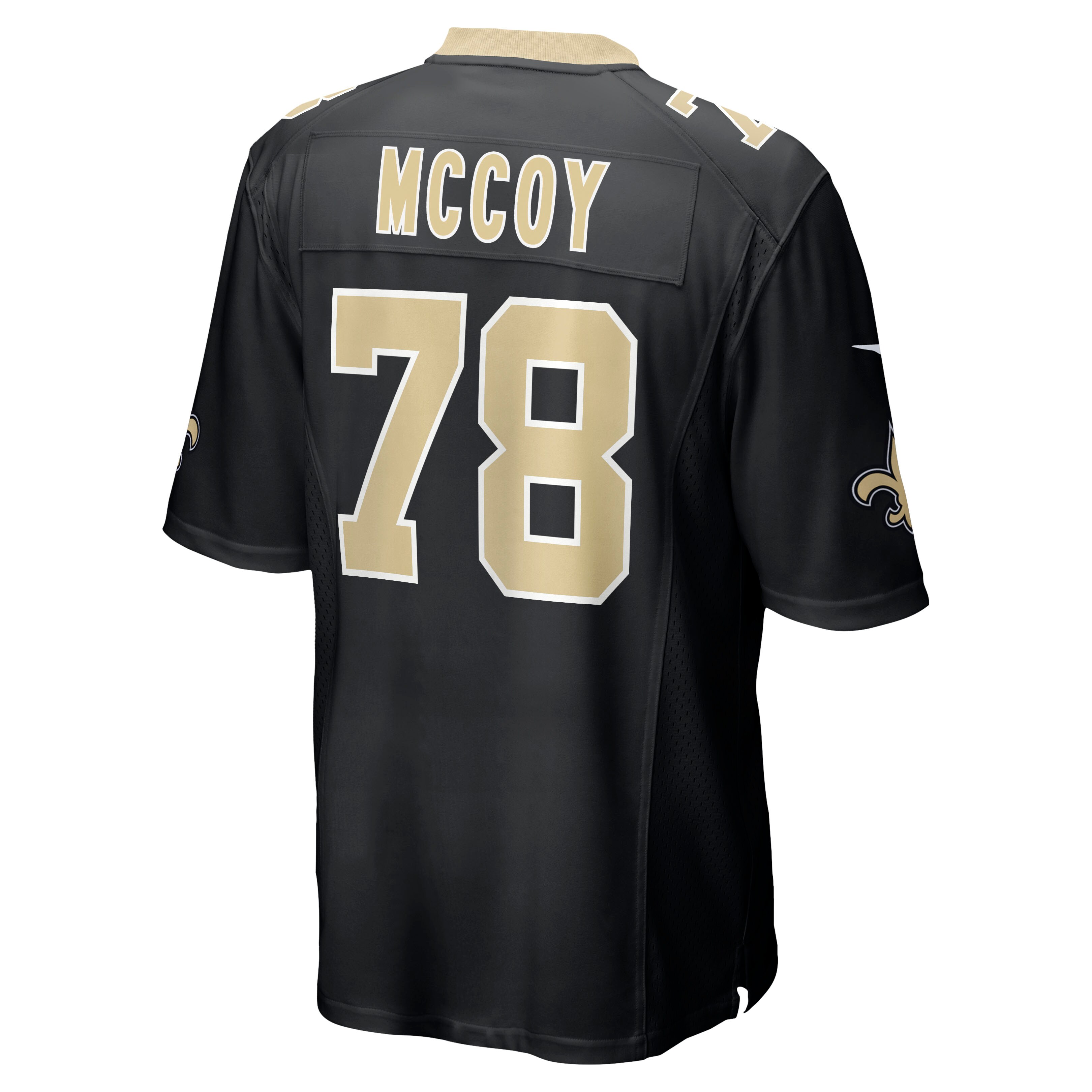 Erik Mccoy New Orleans Saints Nike Game Jersey – Black Clowdercats