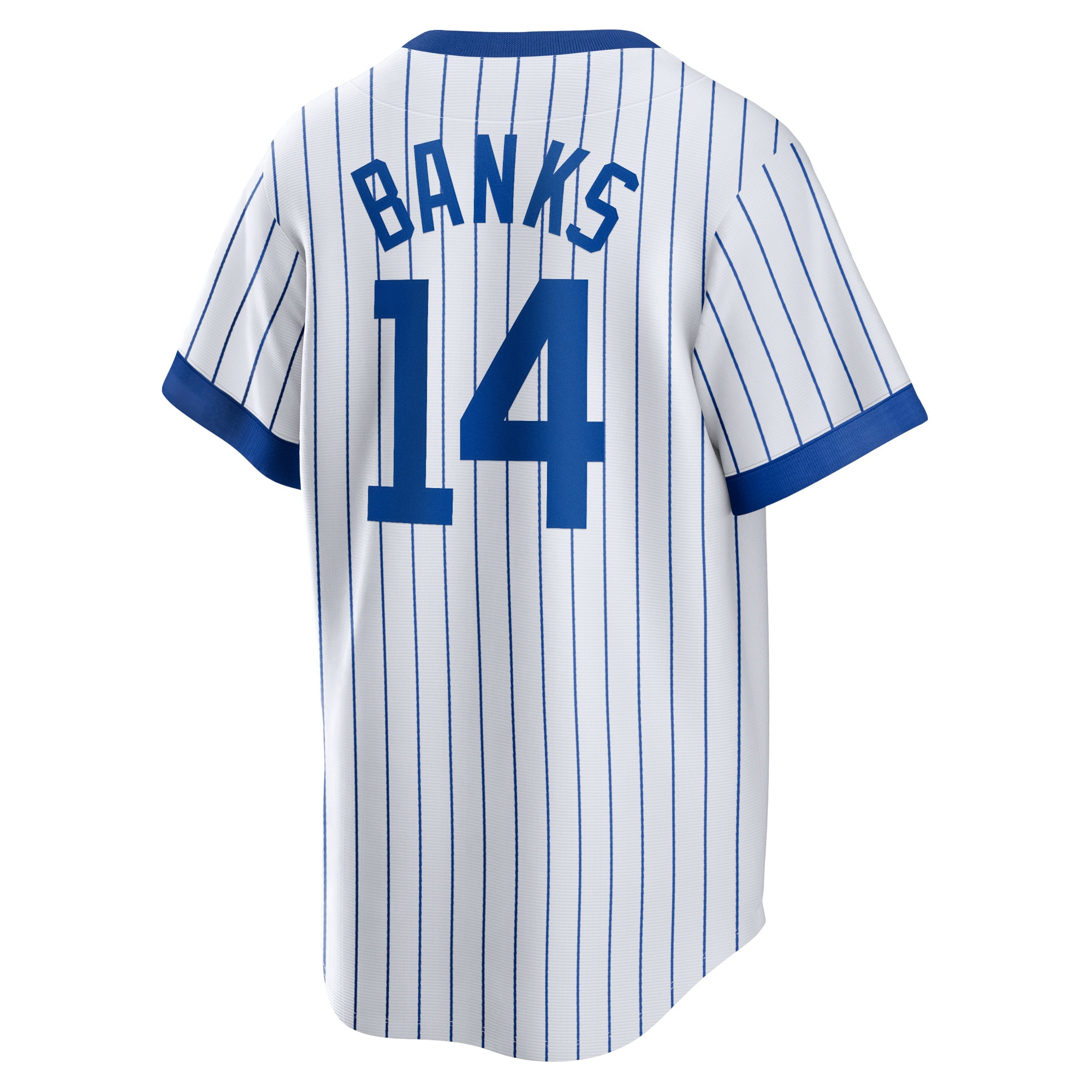 Ernie Banks Chicago Cubs Nike Home Cooperstown Collection Player Jersey – White