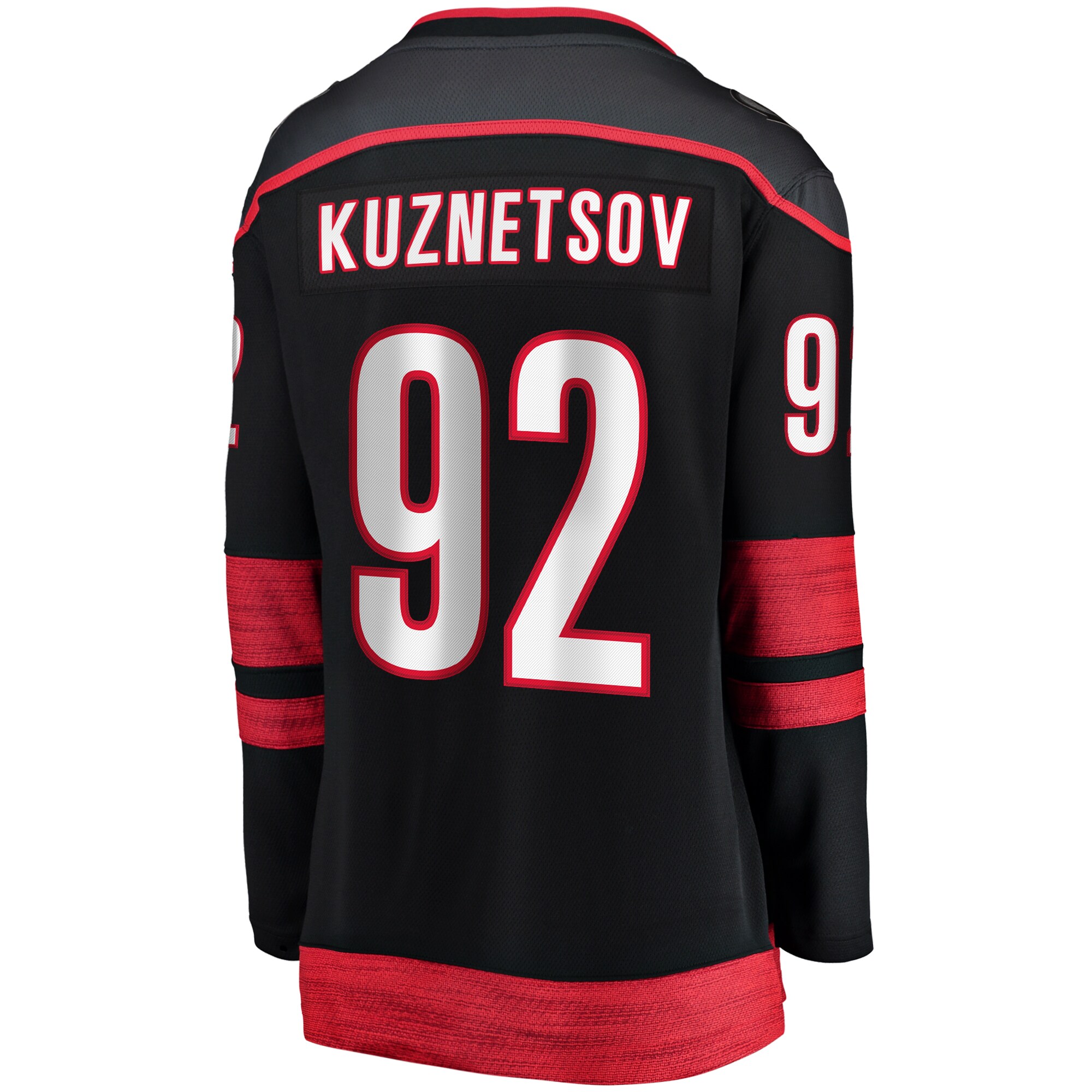 Evgeny Kuznetsov Carolina Hurricanes Fanatics Women’s Home Breakaway Jersey – Black Clowdercats