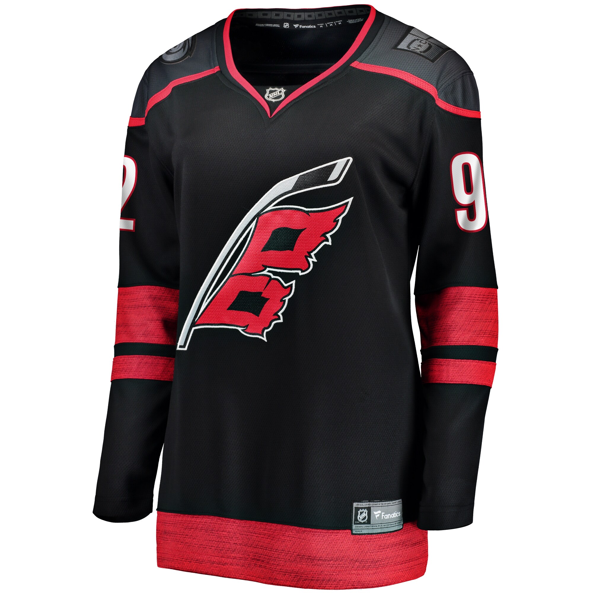 Evgeny Kuznetsov Carolina Hurricanes Fanatics Women’s Home Breakaway Jersey – Black Clowdercats