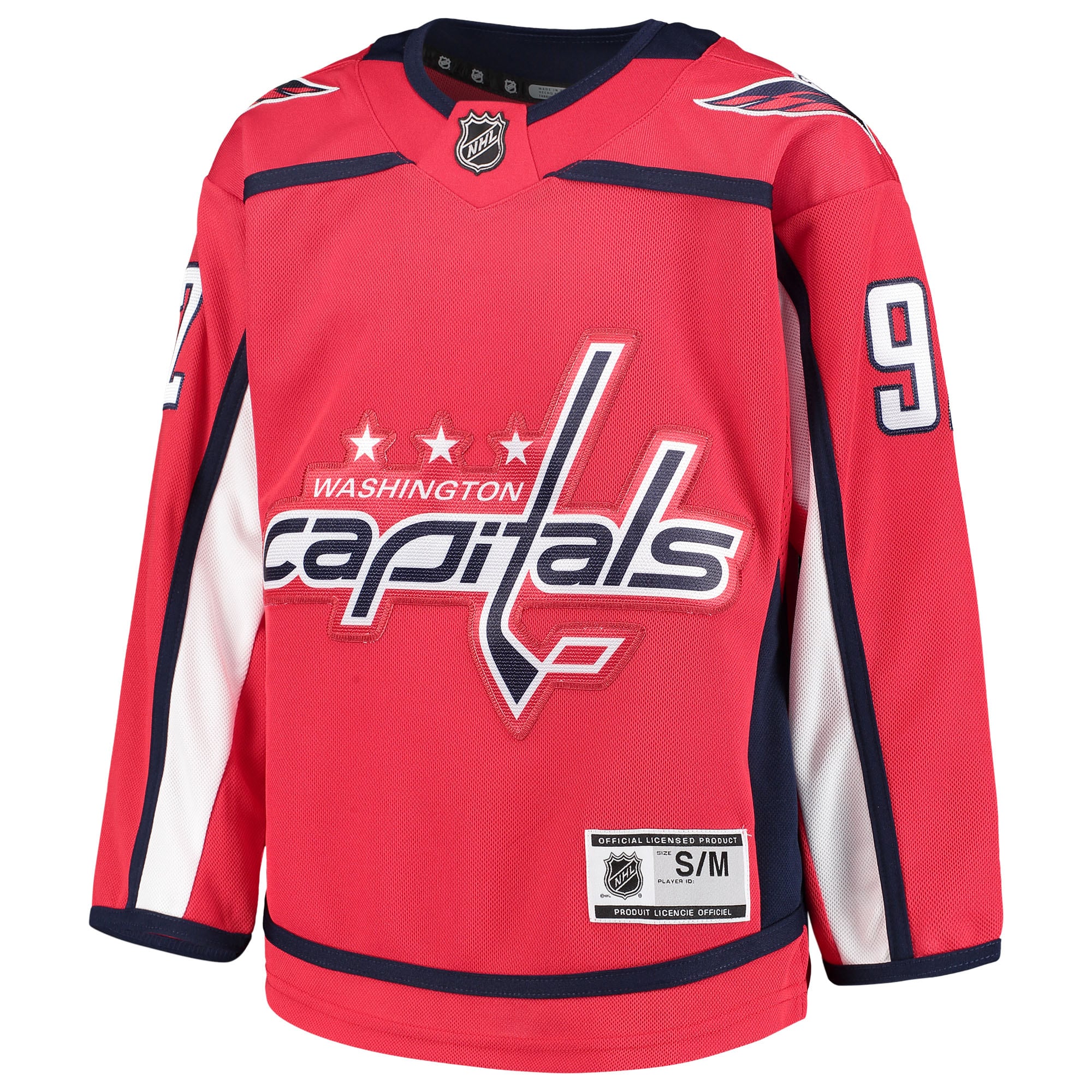 Evgeny Kuznetsov Washington Capitals Youth Home Premier Player Jersey – Red Clowdercats