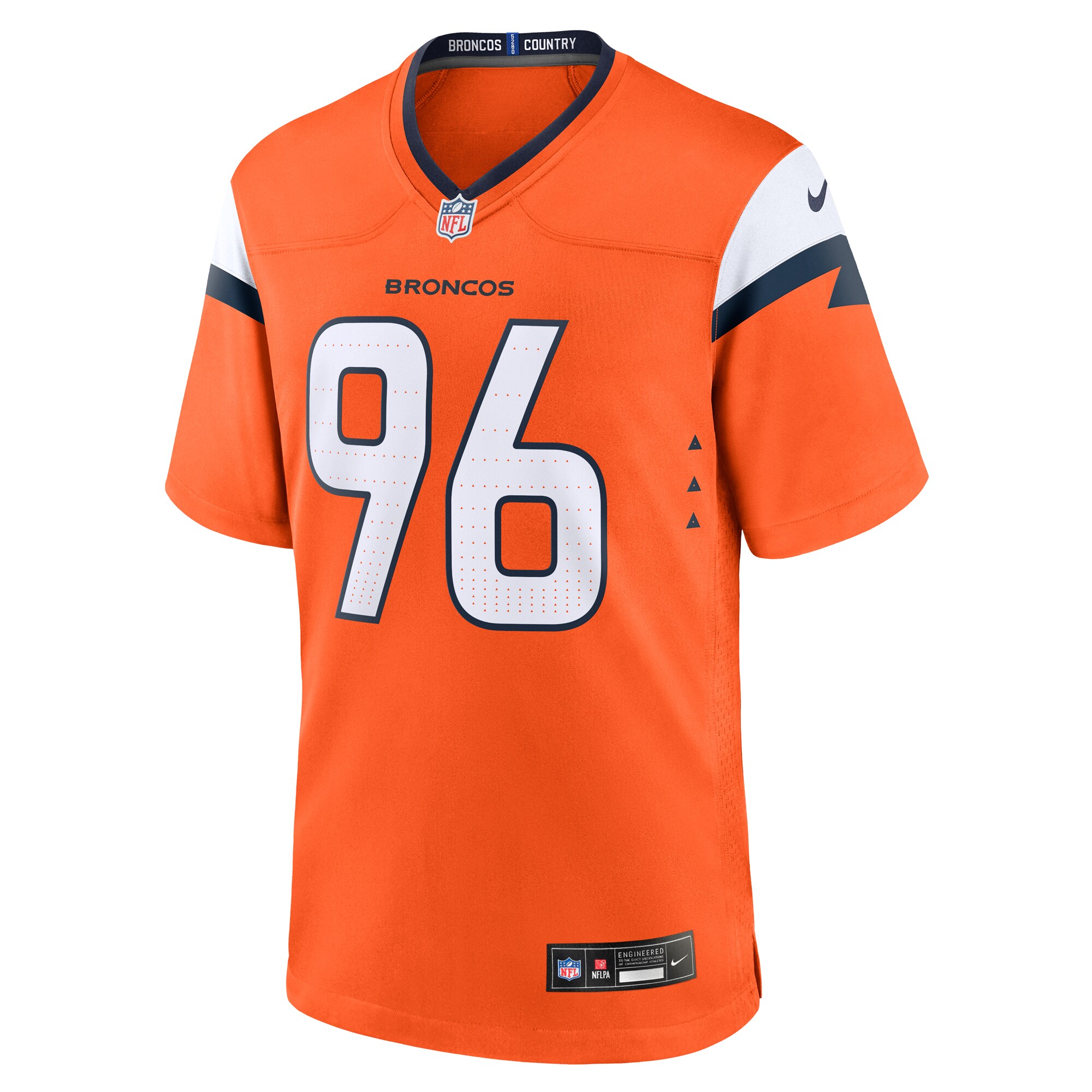 Eyioma Uwazurike Denver Broncos Nike Team Game Jersey – Orange Clowdercats