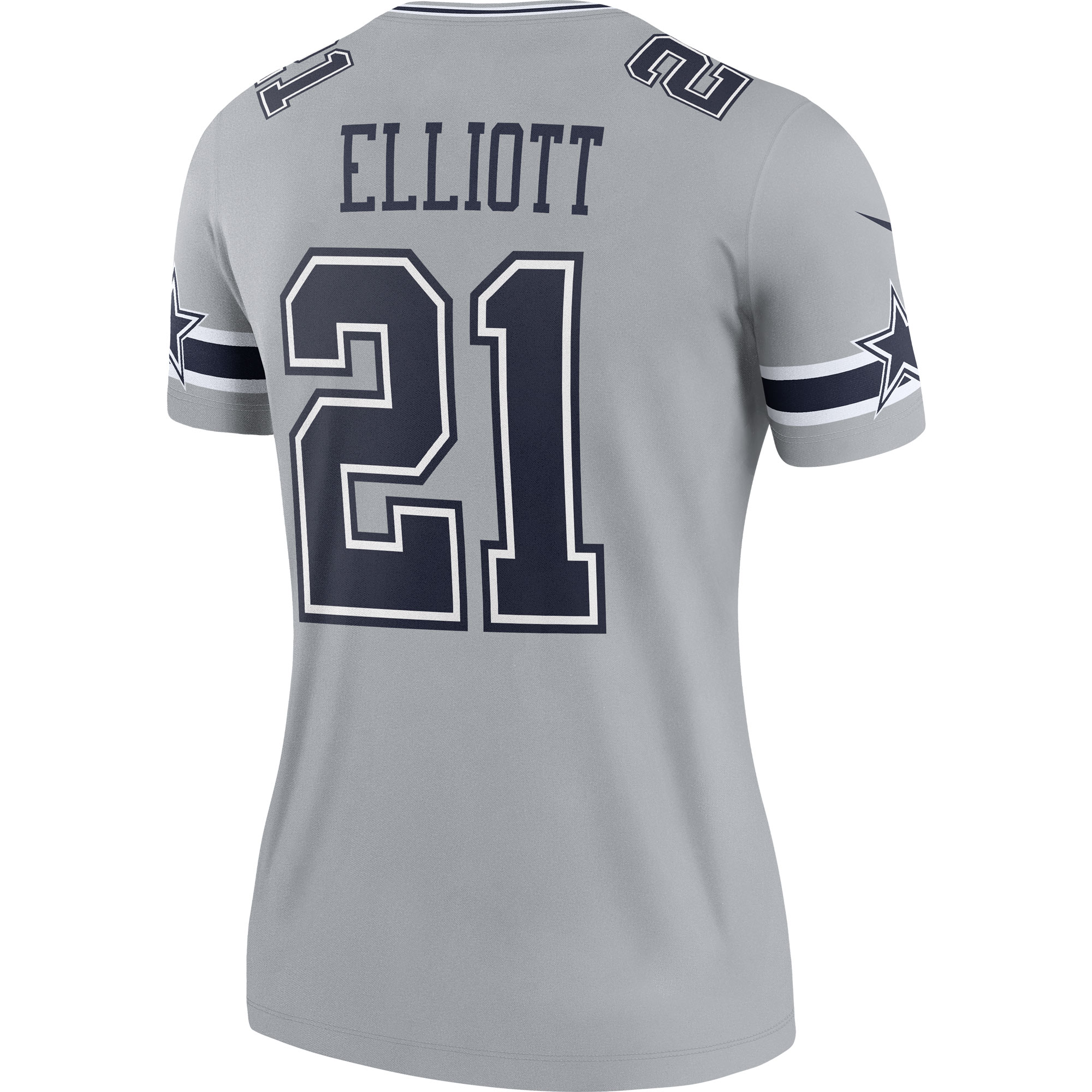 Ezekiel Elliott Dallas Cowboys Nike Women’s Legend Player Performance Top – Gray Clowdercats