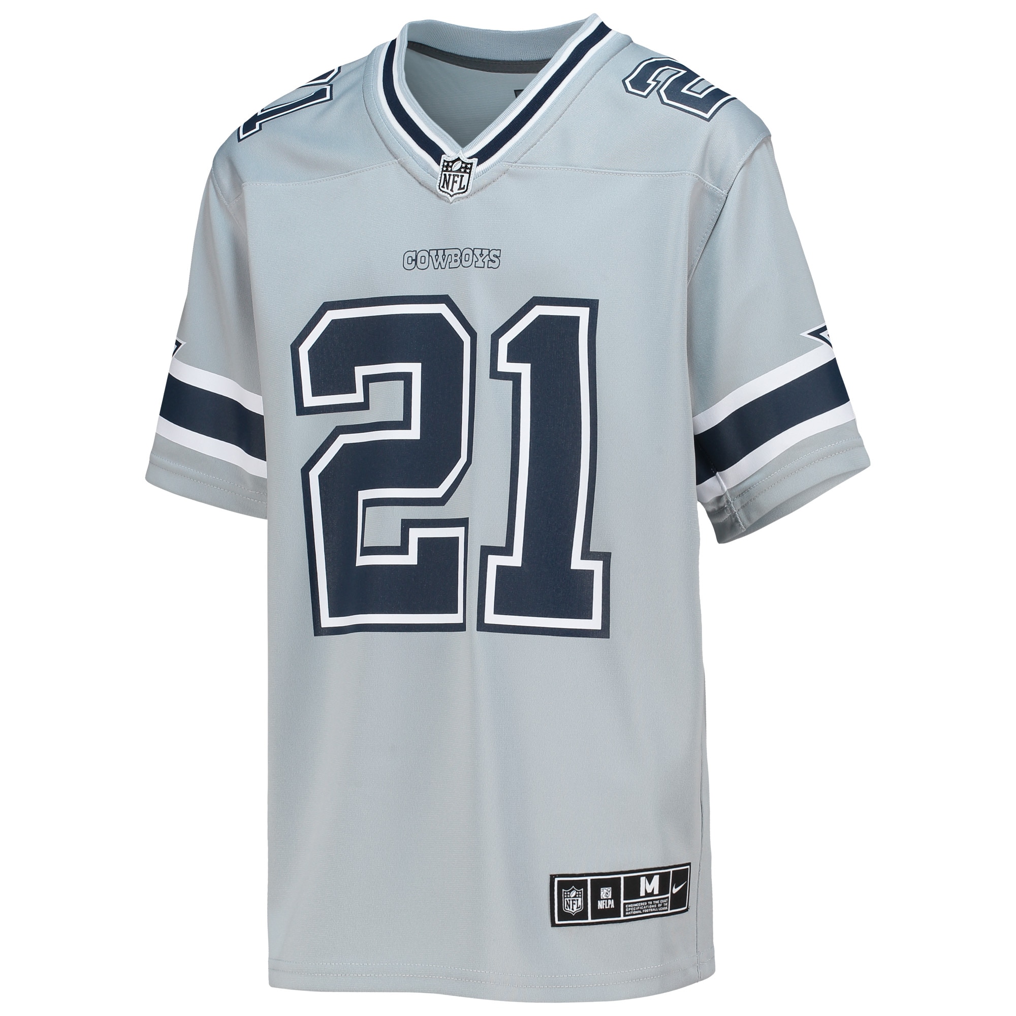 Ezekiel Elliott Dallas Cowboys Nike Youth Inverted Team Game Jersey – Silver Clowdercats