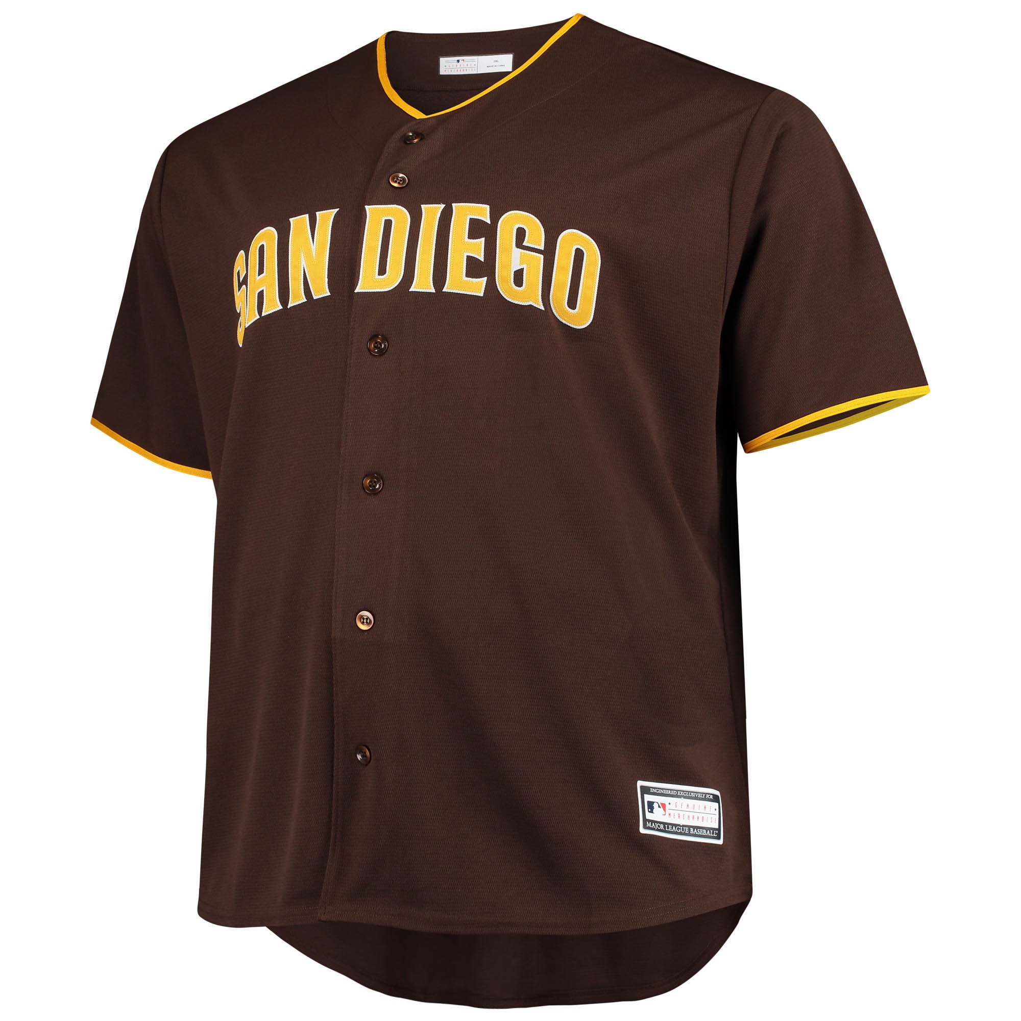Fernando Tatis Jr. San Diego Padres Big & Tall Replica Player Jersey – Brown