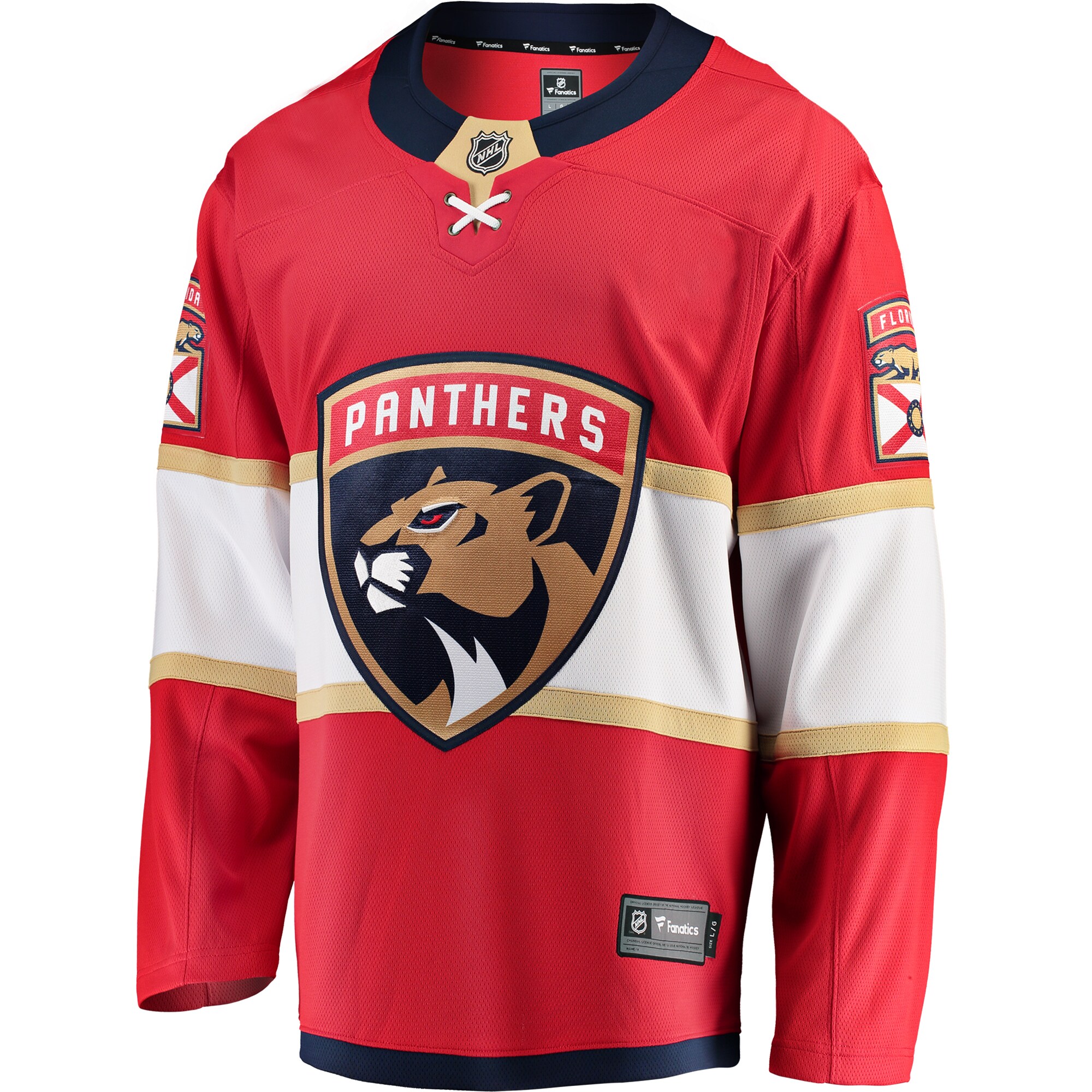 Florida Panthers Fanatics Breakaway Home Jersey – Red Clowdercats