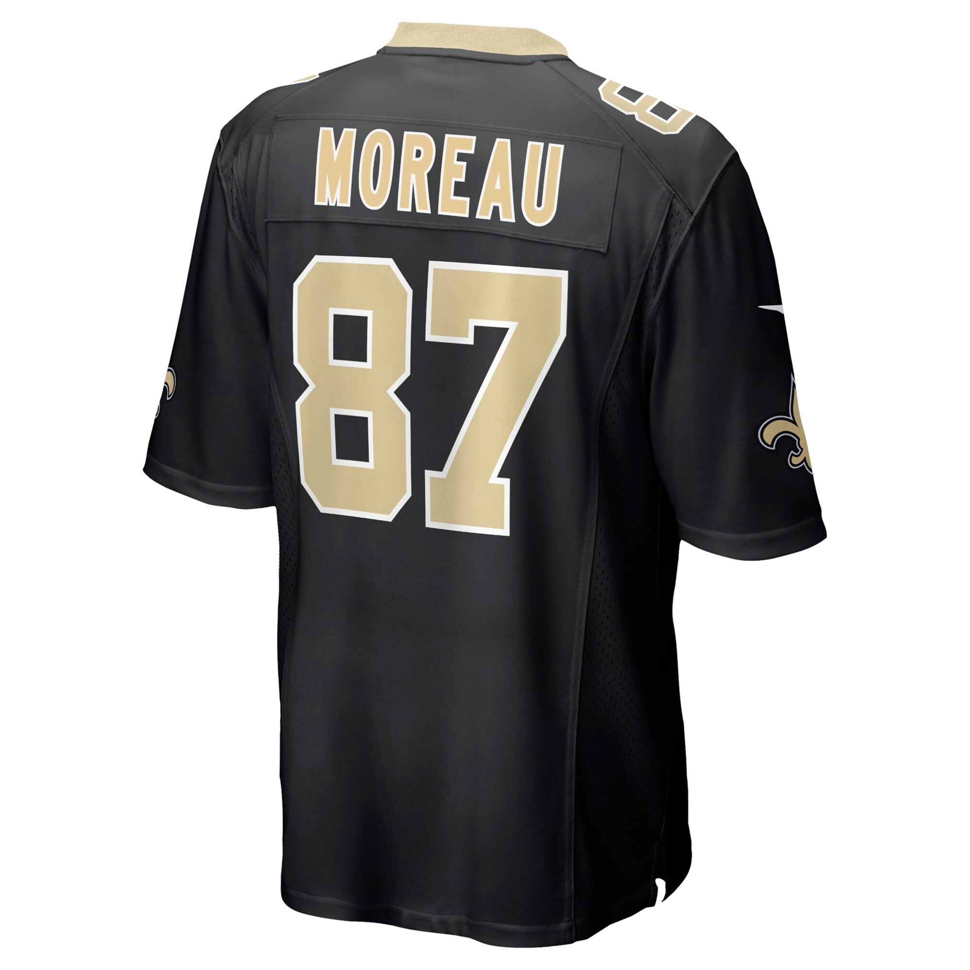 Foster Moreau New Orleans Saints Nike Game Jersey – Black Clowdercats