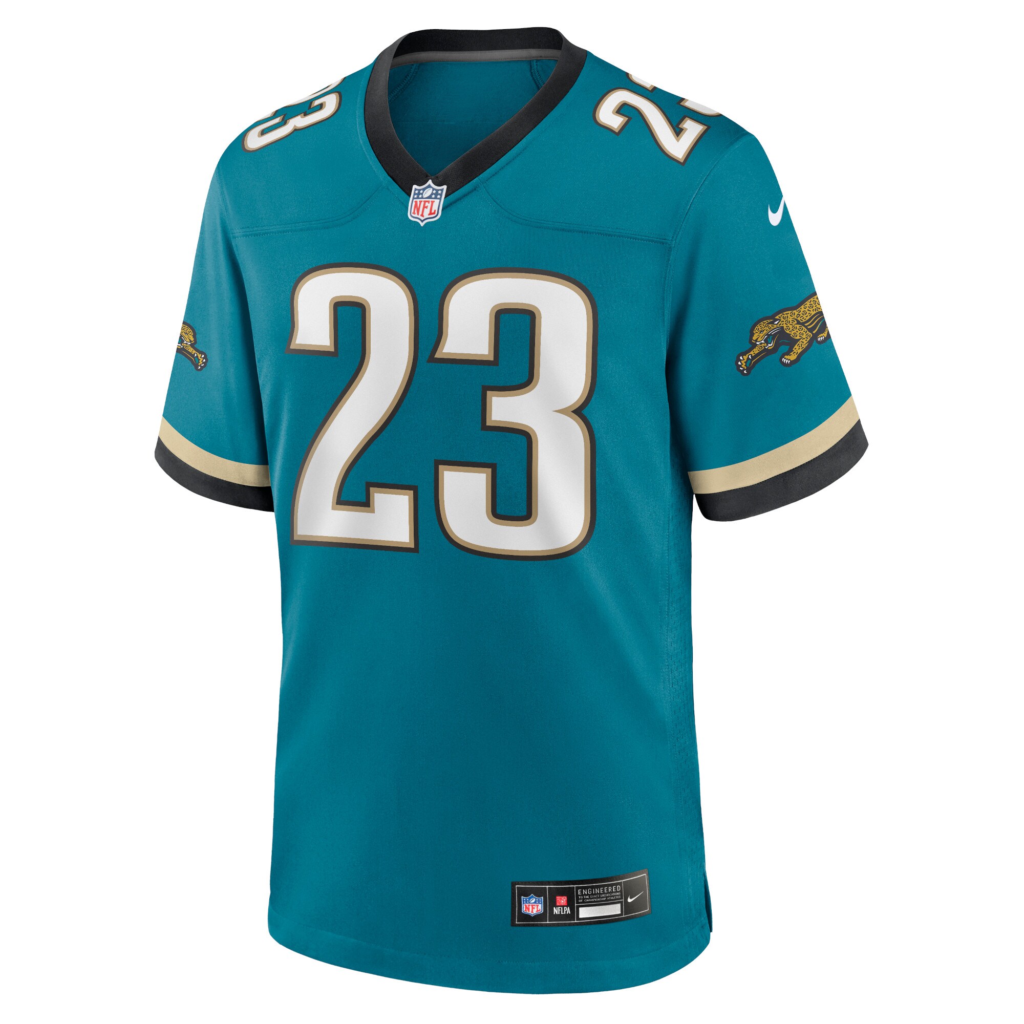 Foye Oluokun Jacksonville Jaguars Nike Prowler Throwback Player Game Jersey – Teal Clowdercats