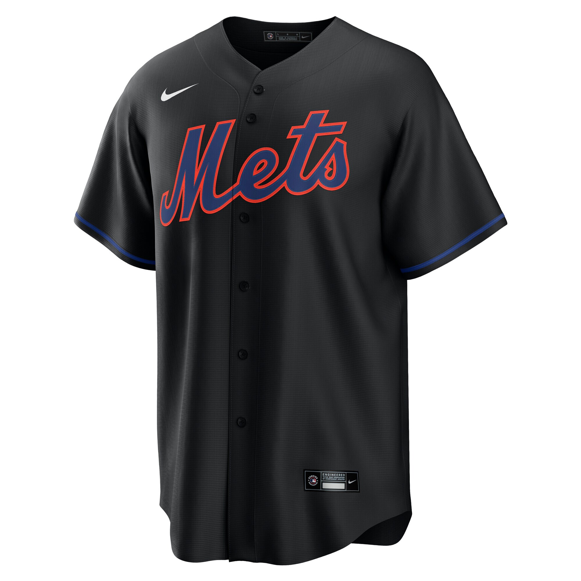 Francisco Alvarez New York Mets Nike Alternate Replica Jersey – Black
