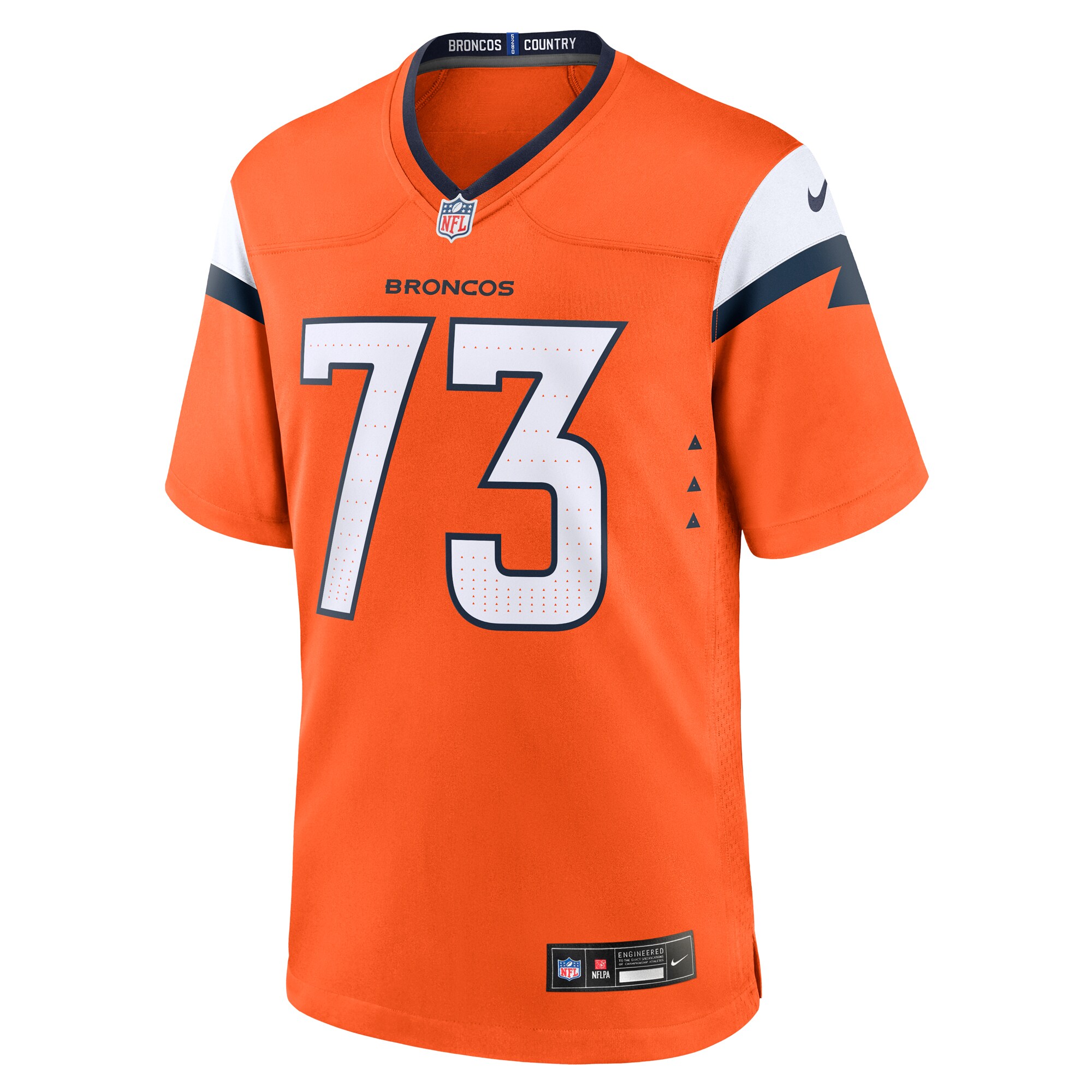 Frank Crum Denver Broncos Nike Team Game Jersey – Orange Clowdercats