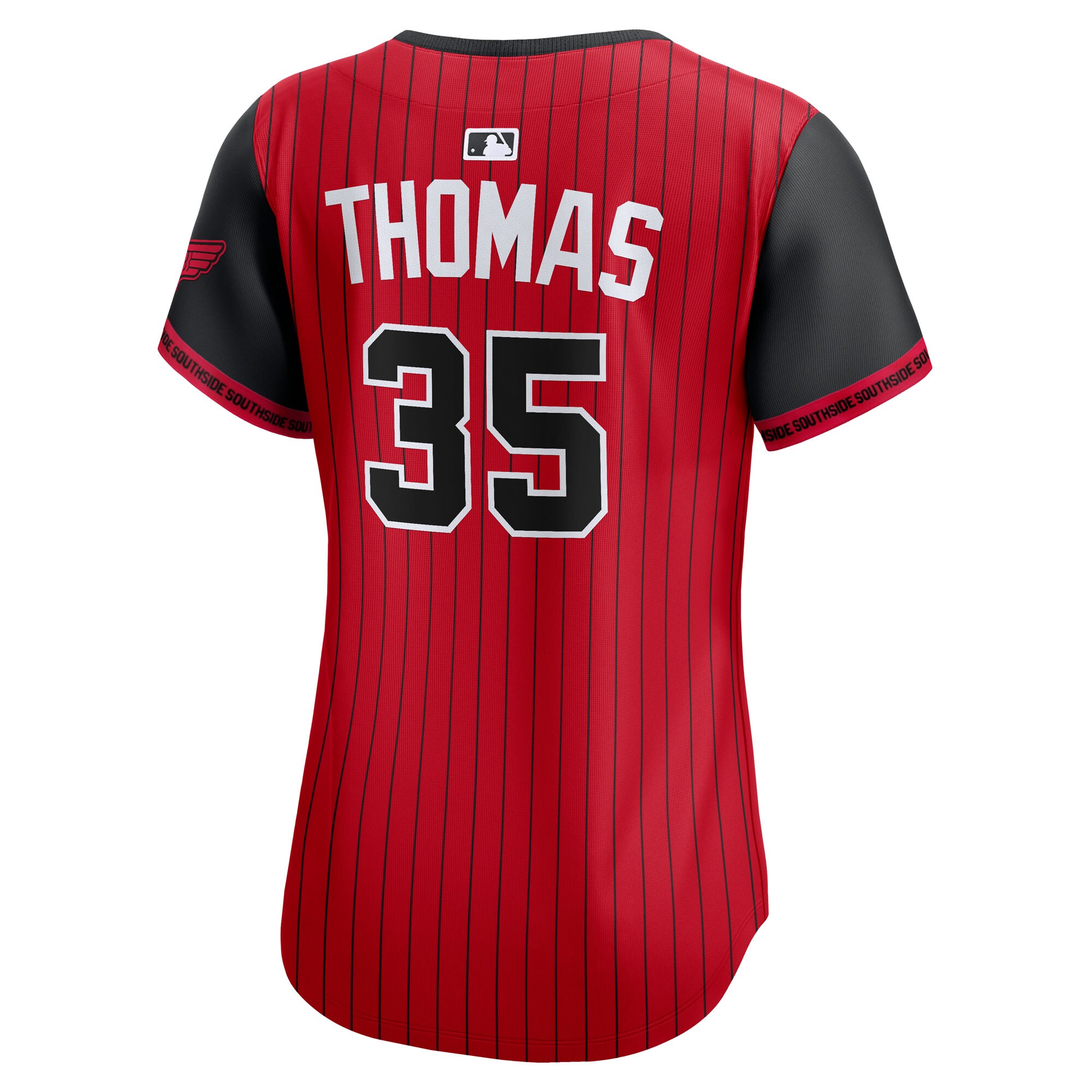 Frank Thomas Chicago White Sox Nike Women’s 2025 City Connect Limited Retired Player Jersey – Red/Black